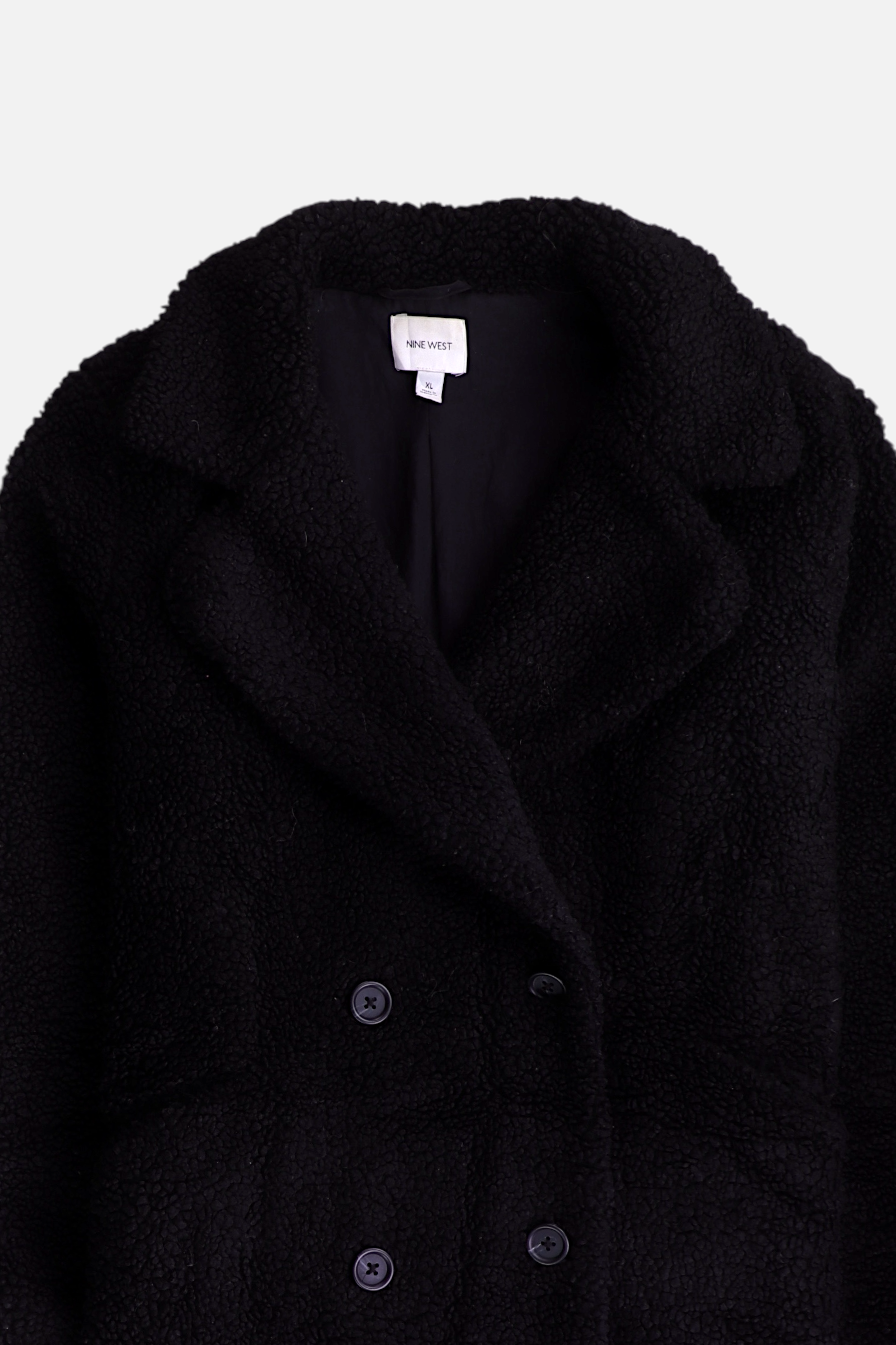 NINE WEST Abrigo Casual Teddy - Mujer - XL