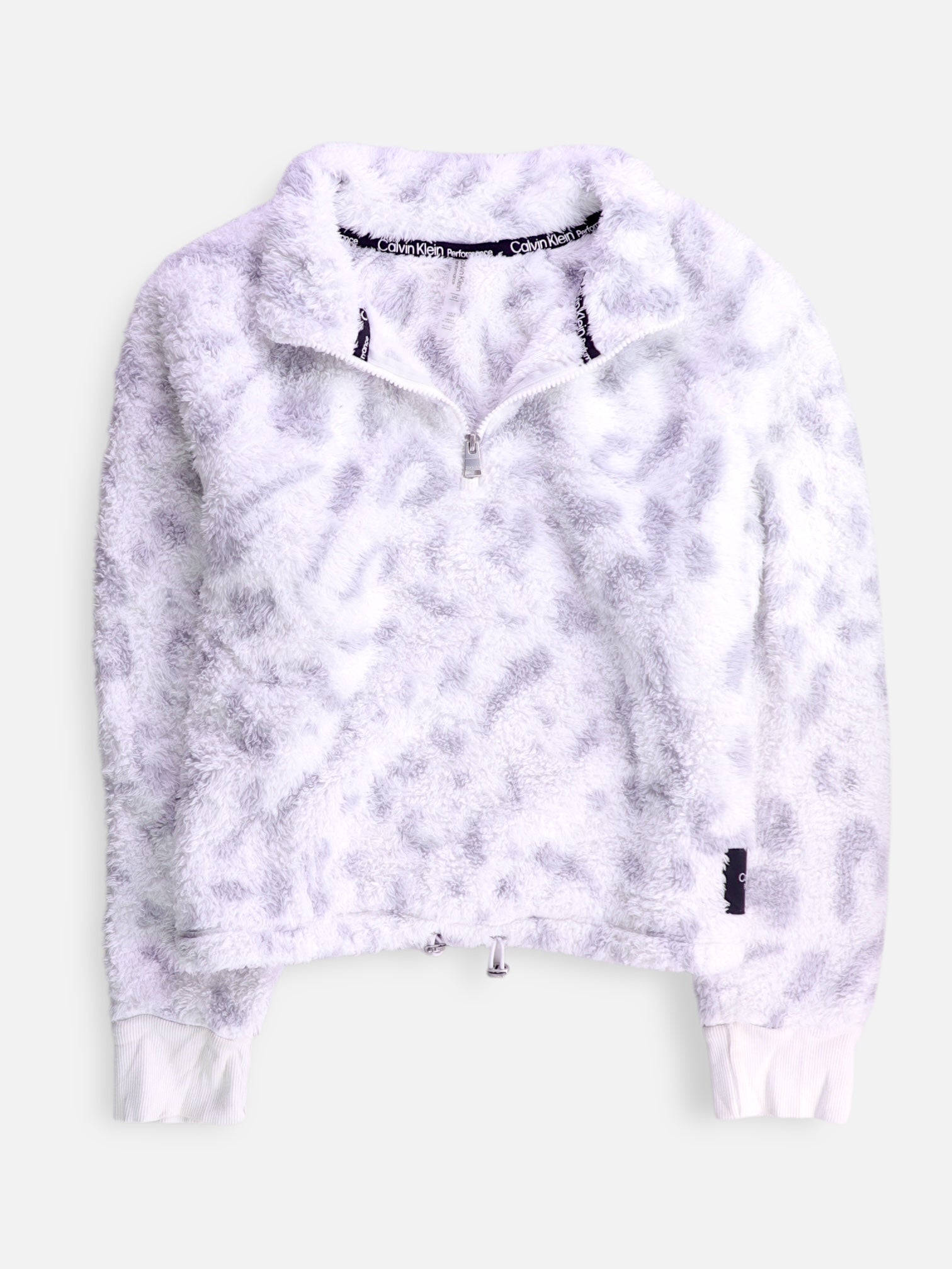 Calvin Klein Sueter Fleece Teddy - Mujer - Large