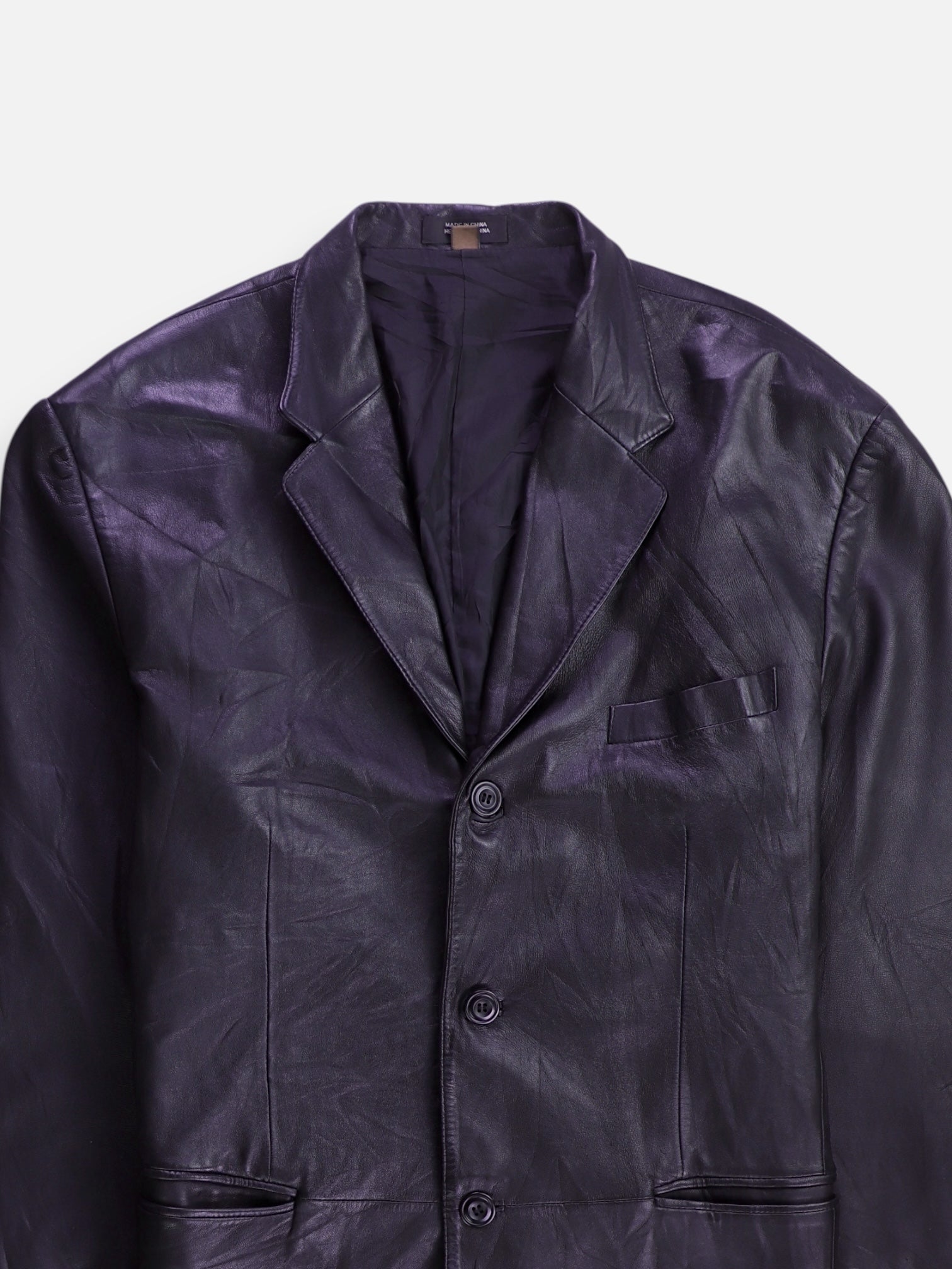 Chaqueta Casual Cuero - Hombre - Large