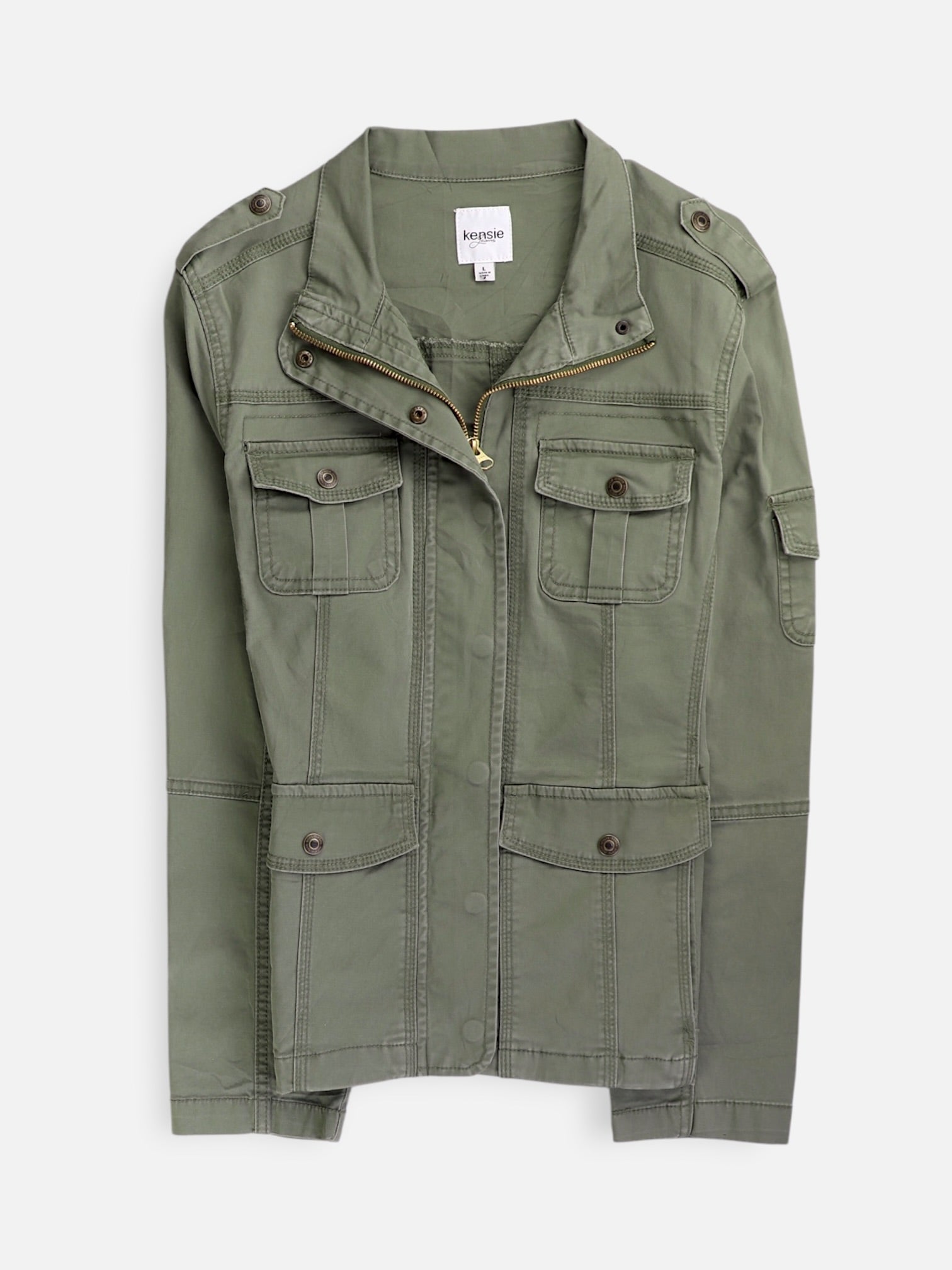 Chaqueta Casual Militar - Mujer - Large
