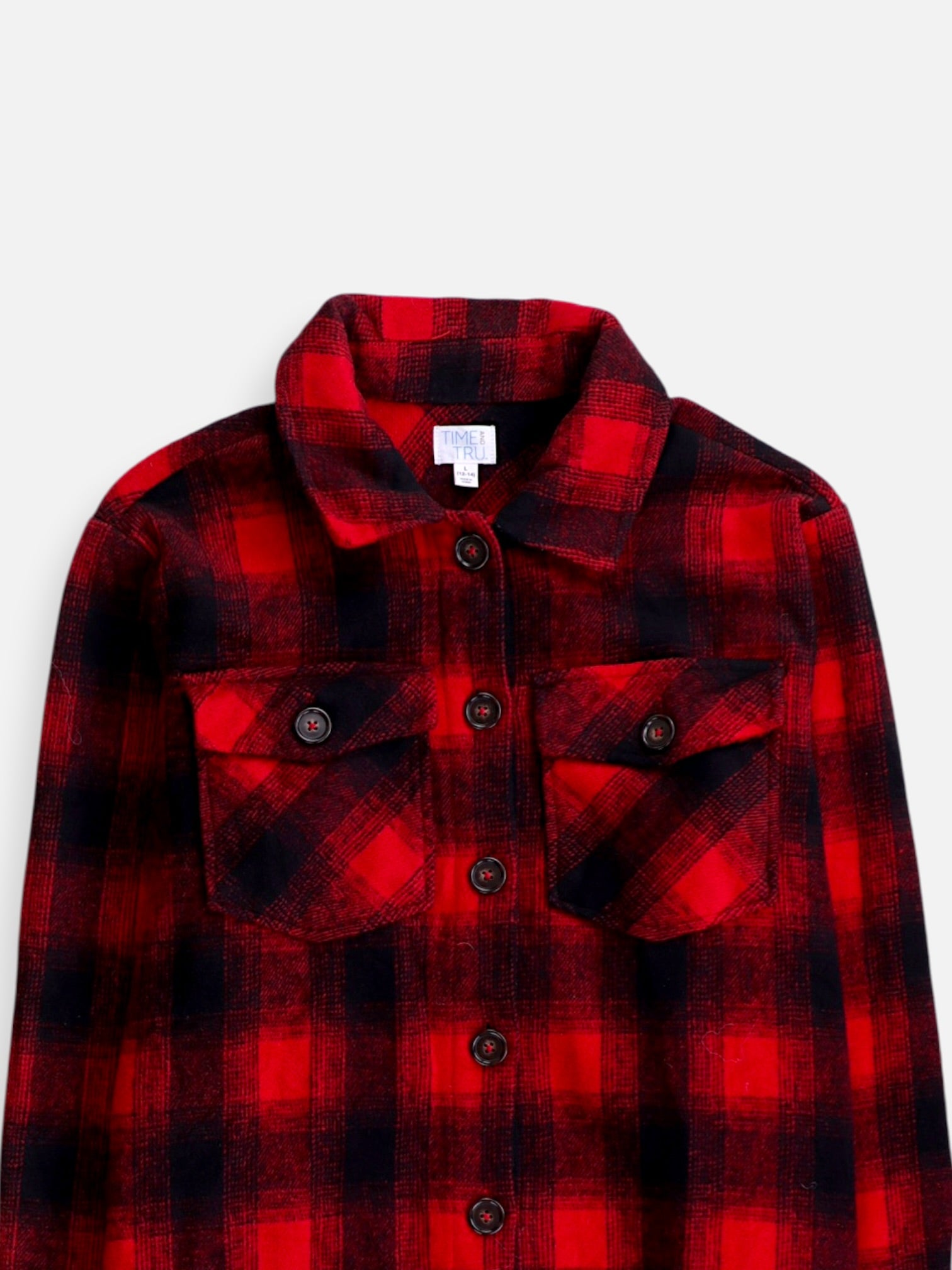 TIME THRU Chaqueta Sobrecamisa Color Block - Mujer - Large