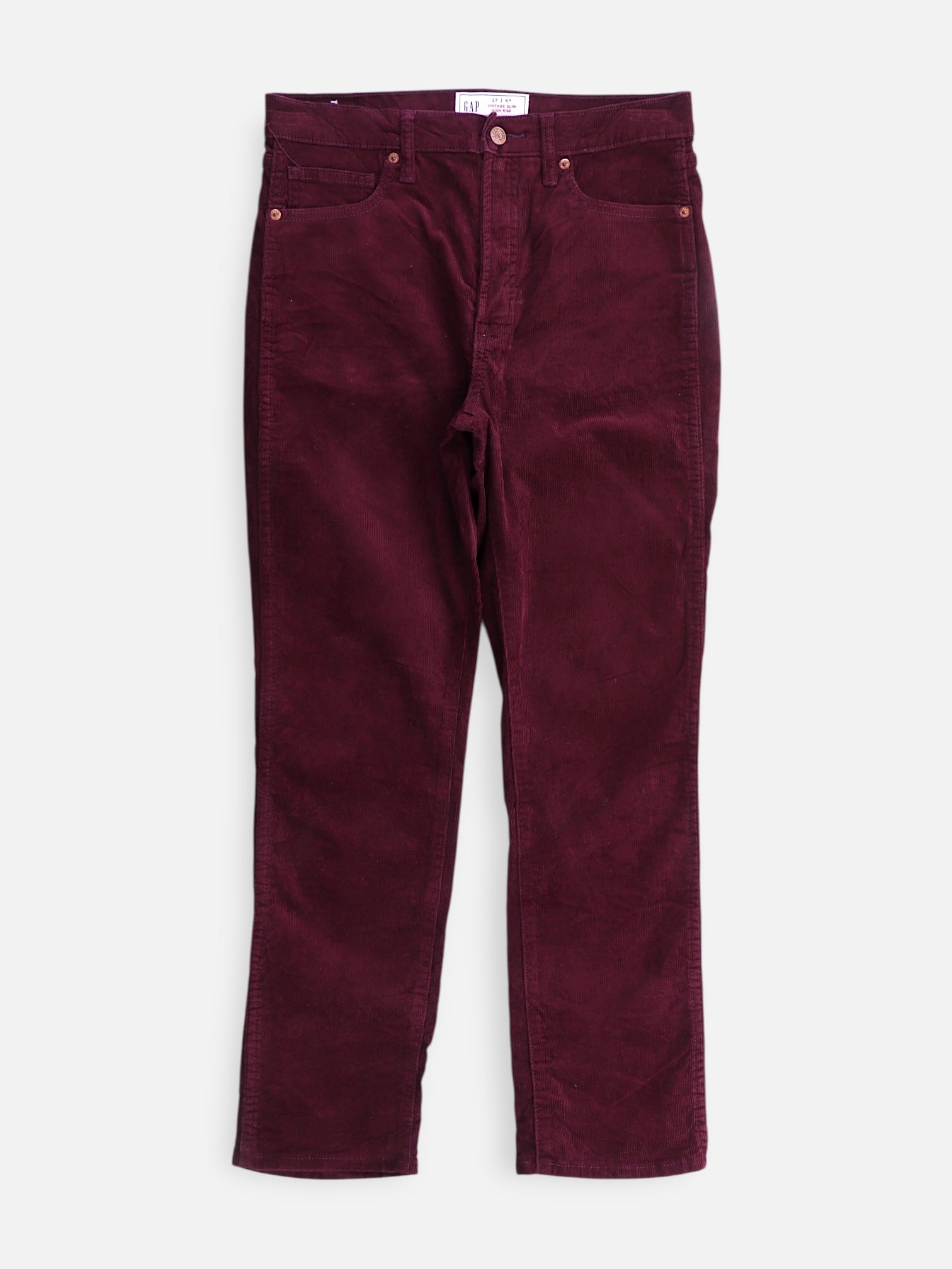 GAP Pantalon Regular Fit Corduroy - Mujer - 4/27R