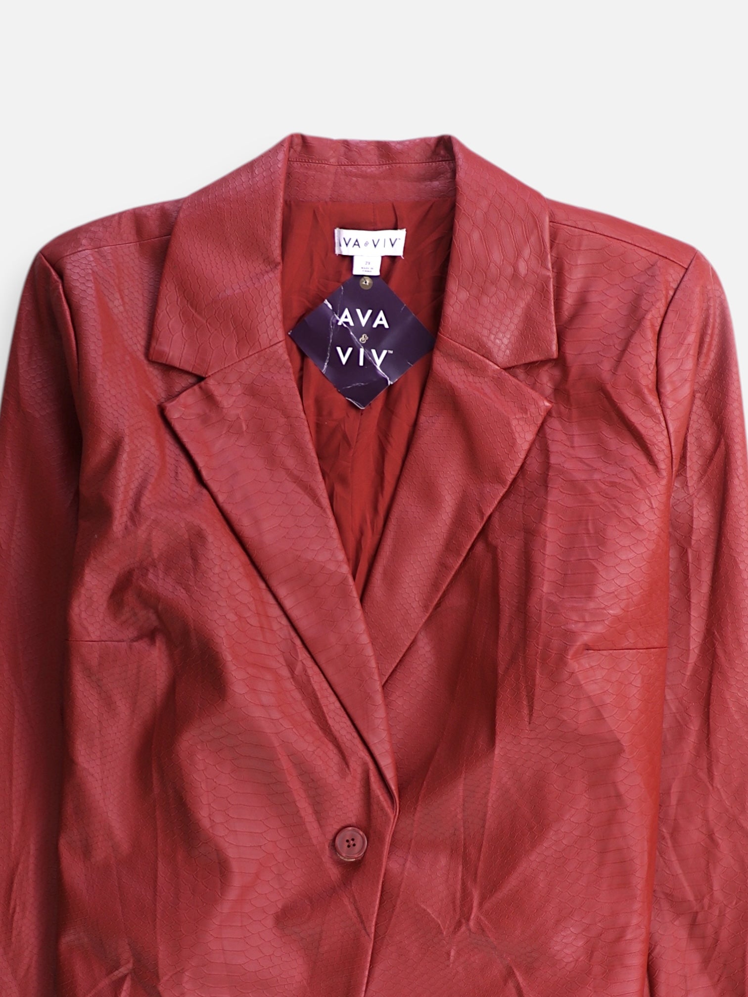 Chaqueta Casual Cuero - Mujer - 2XL