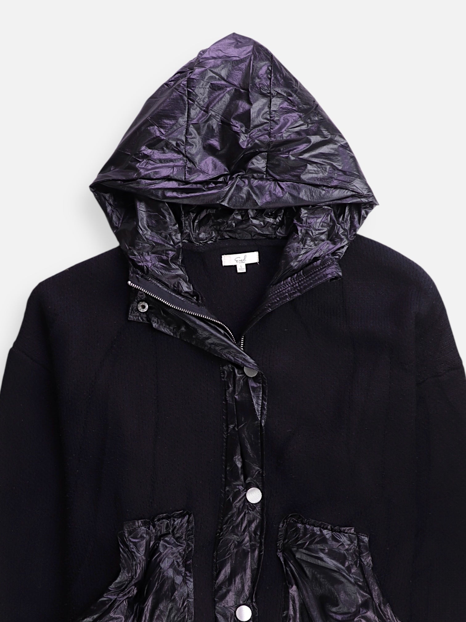 Sudadera Hoodie Knit - Mujer - Large