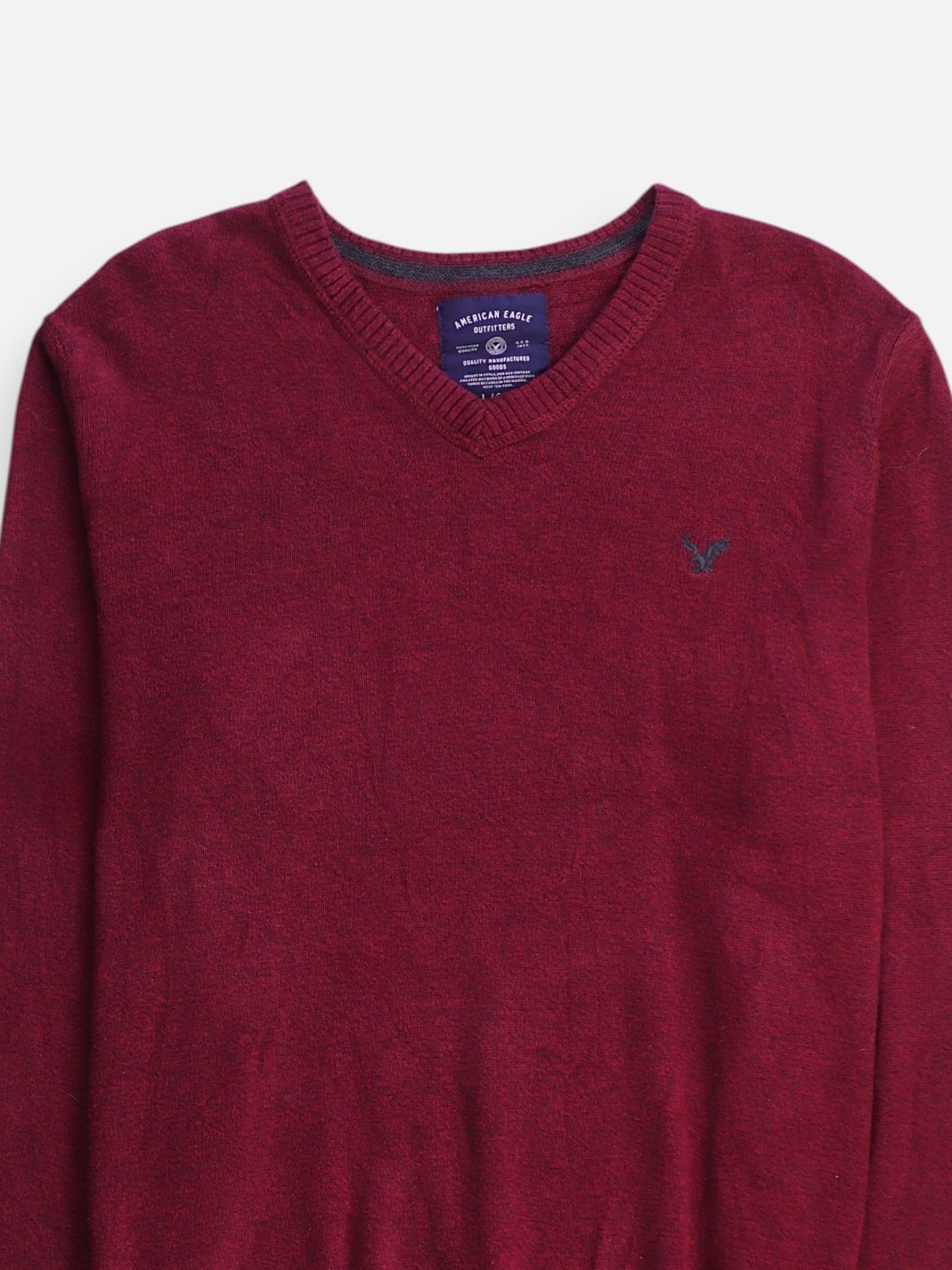 American Eagle Sueter Knit Casual - Hombre - Large
