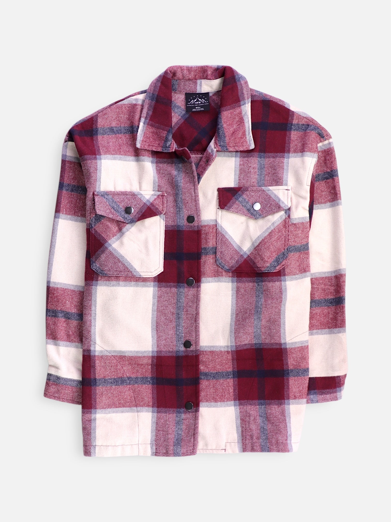 Chaqueta Sobrecamisa Color Block - Hombre - Small