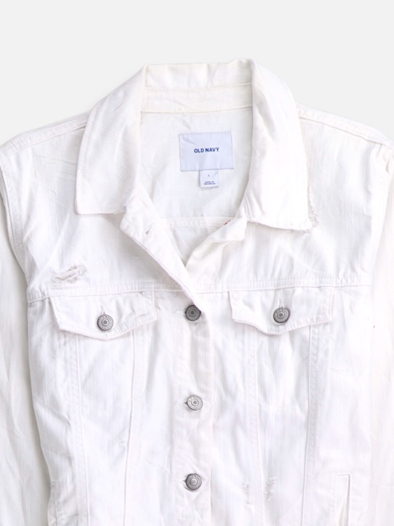 Old Navy Chaqueta Denim  Basic - Mujer - Large
