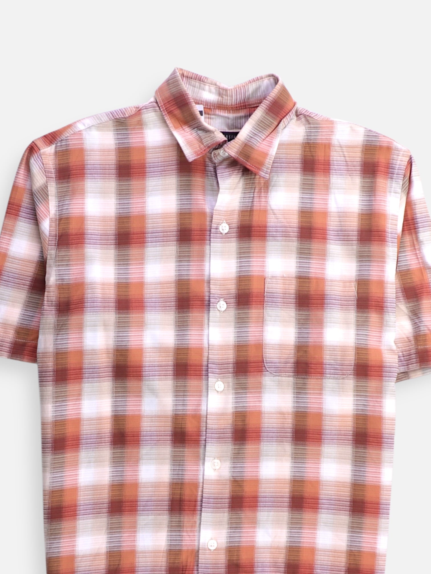 Van Heusen Camisa Plaid Types - Hombre - S PETITE