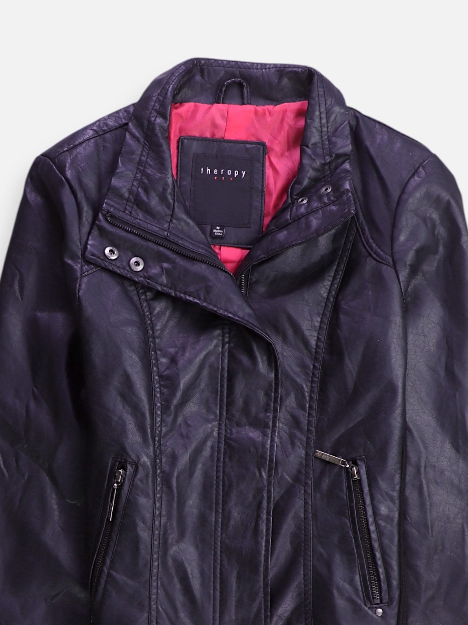 Chaqueta Motera Cuero - Mujer - Medium
