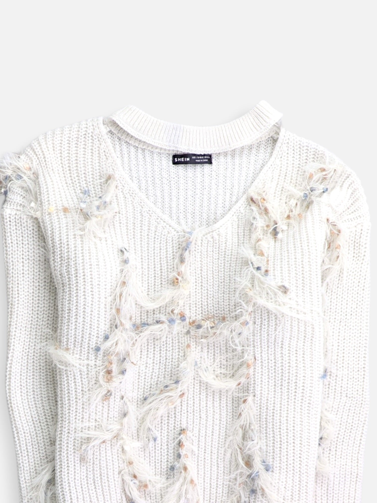 SHEIN Sueter Knit Casual - Mujer - Large