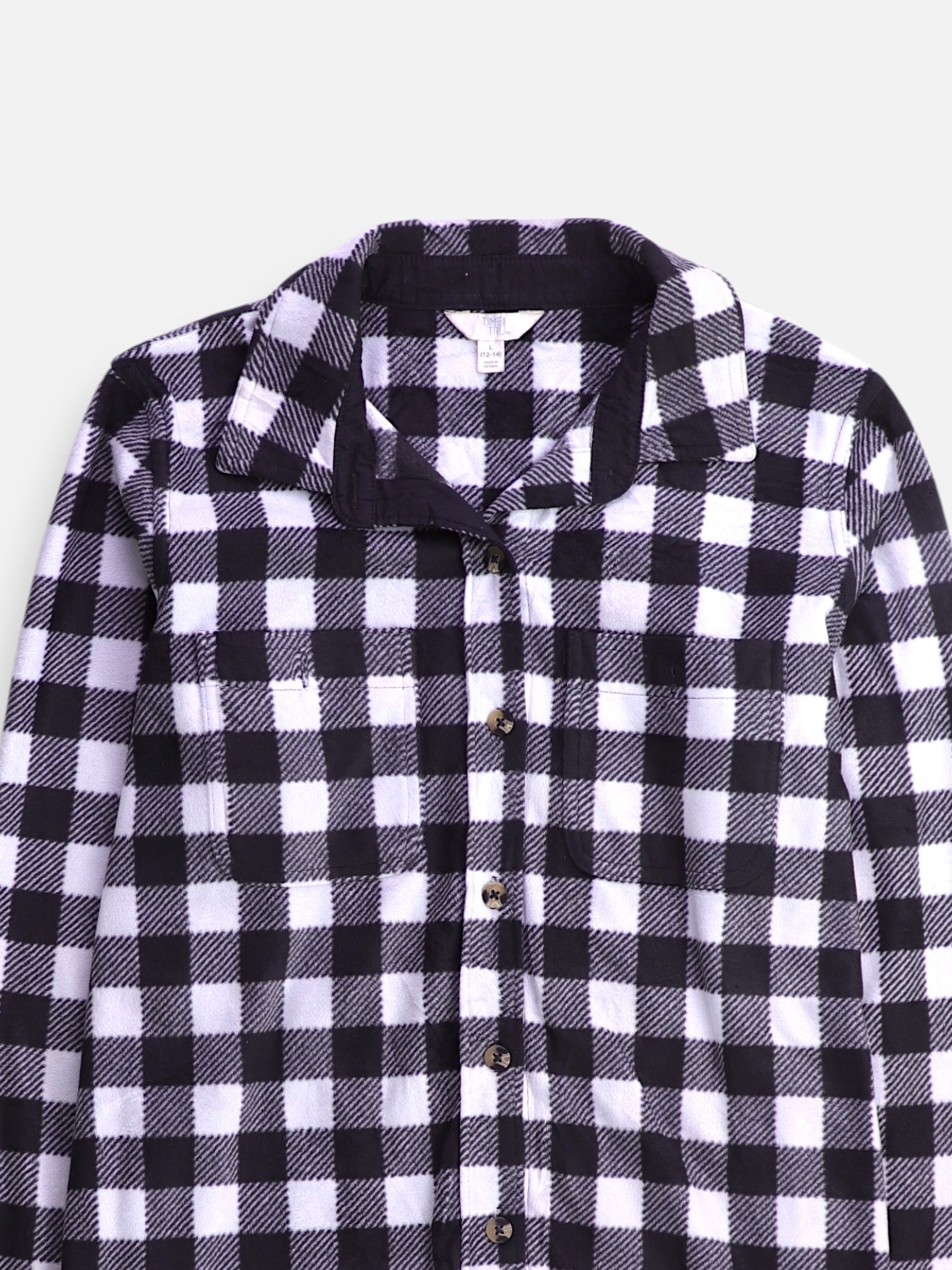 TIME THRU Sueter Fleece Color Block - Hombre - Large