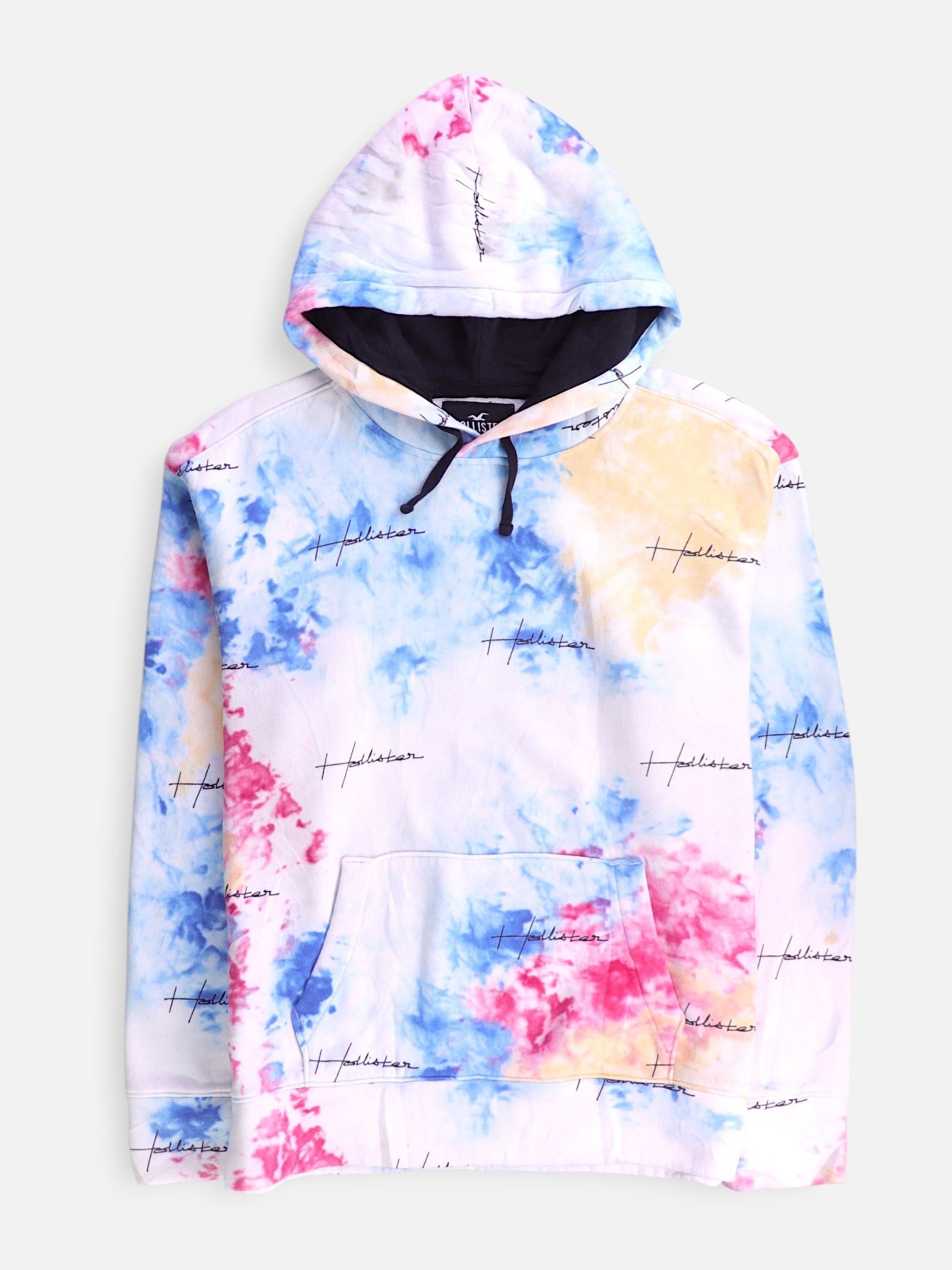 Hollister Sudadera Hoodie Tie-Dye - Hombre - Large