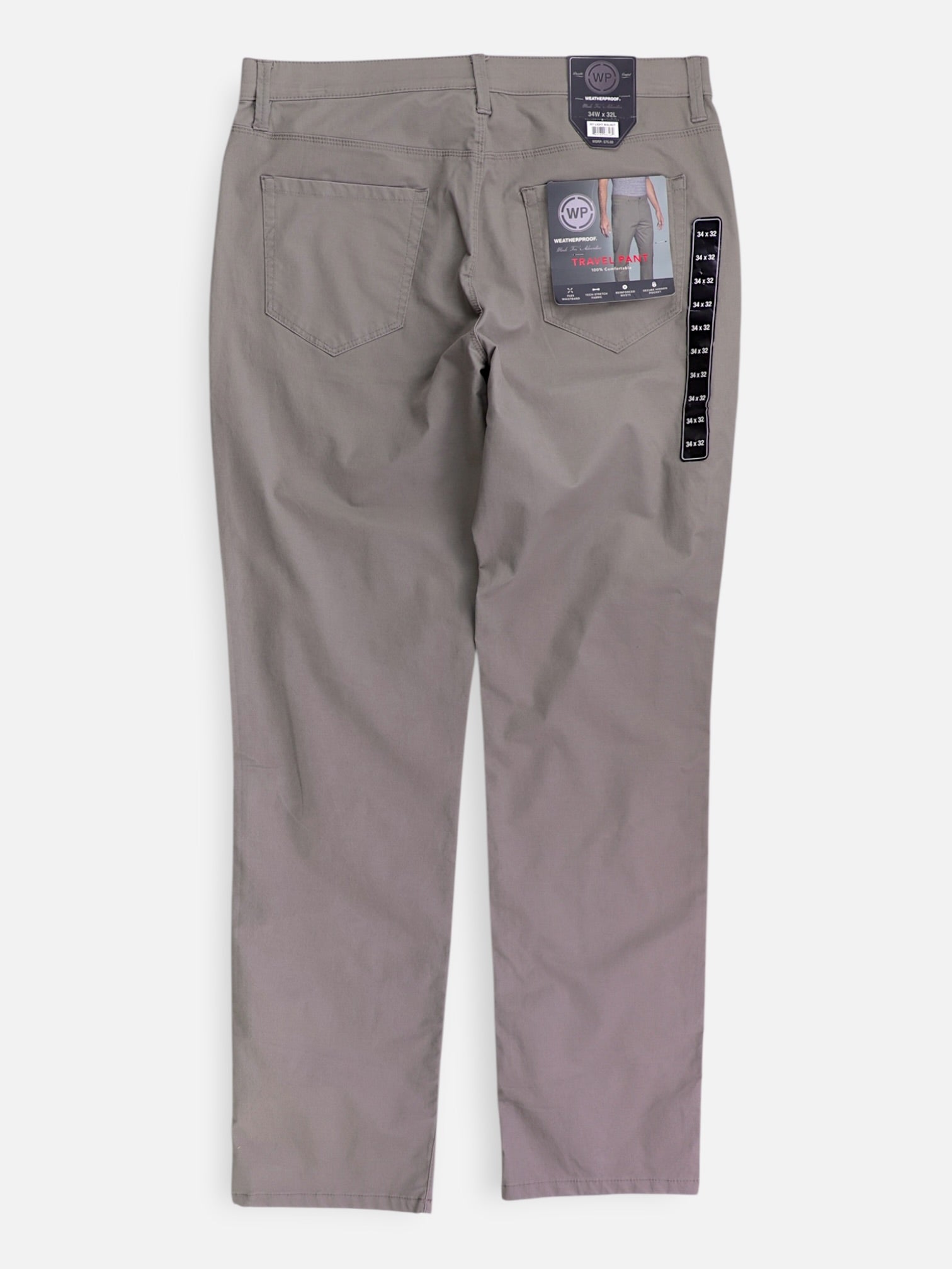Weatherproof  Pantalon Regular Fit Casual - Hombre - 34x32