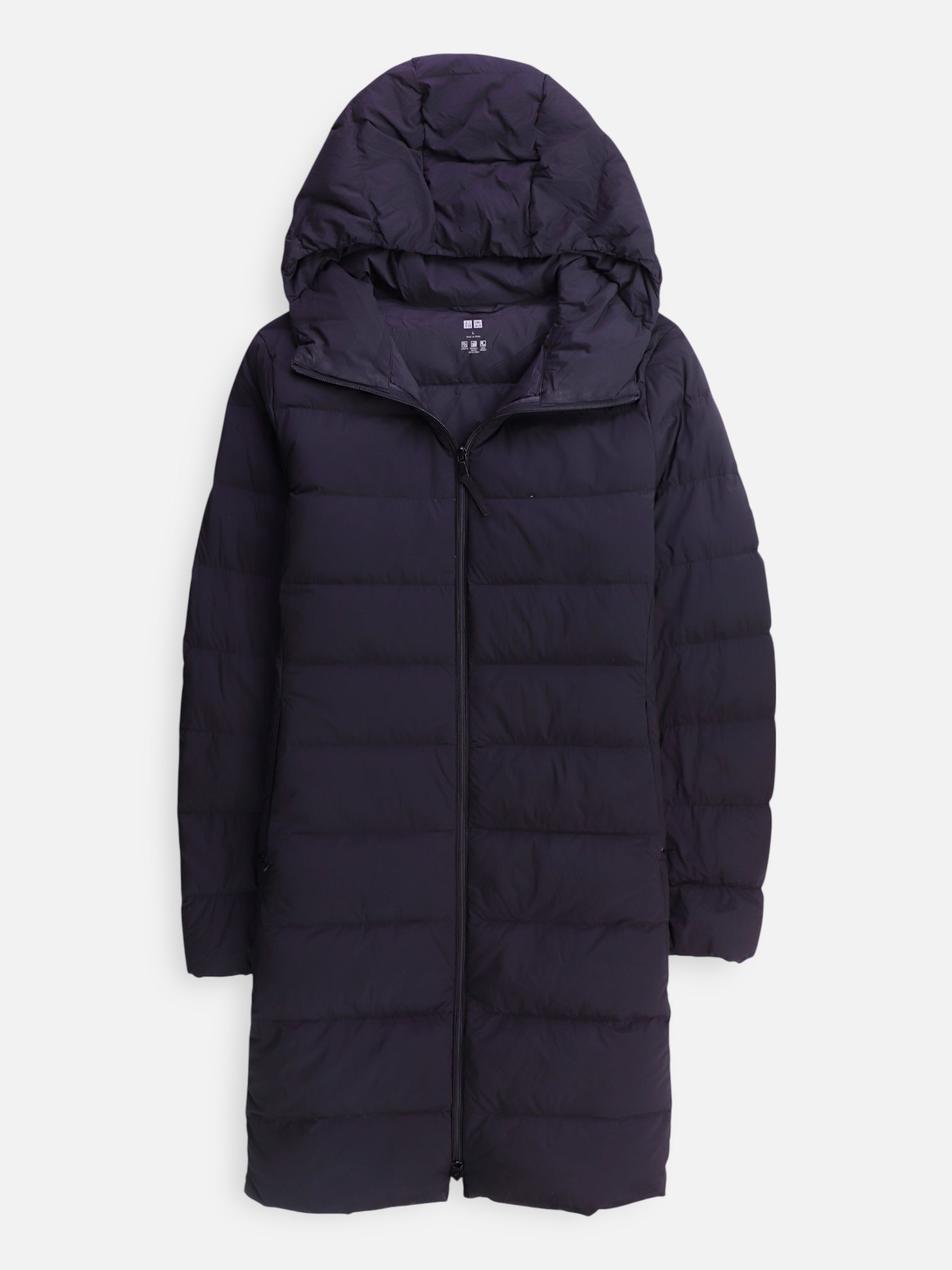 UNIQLO Abrigo Impermeable Puffer - Mujer - Large