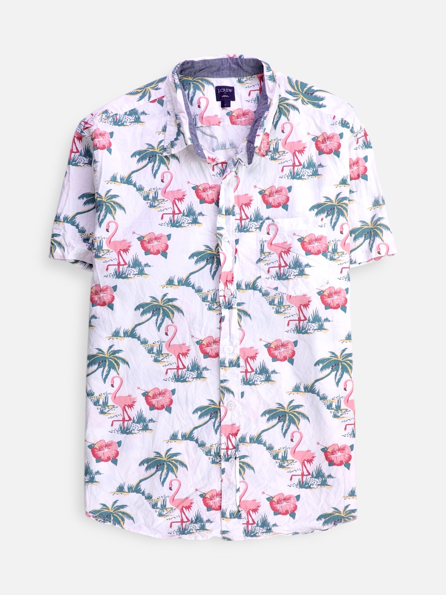 J CREW Camisa Verano - Hombre - Large