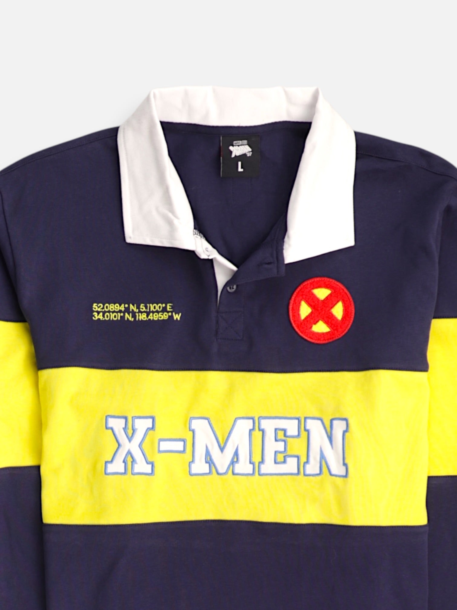 Marvel Camisa Color Block - Hombre - Large