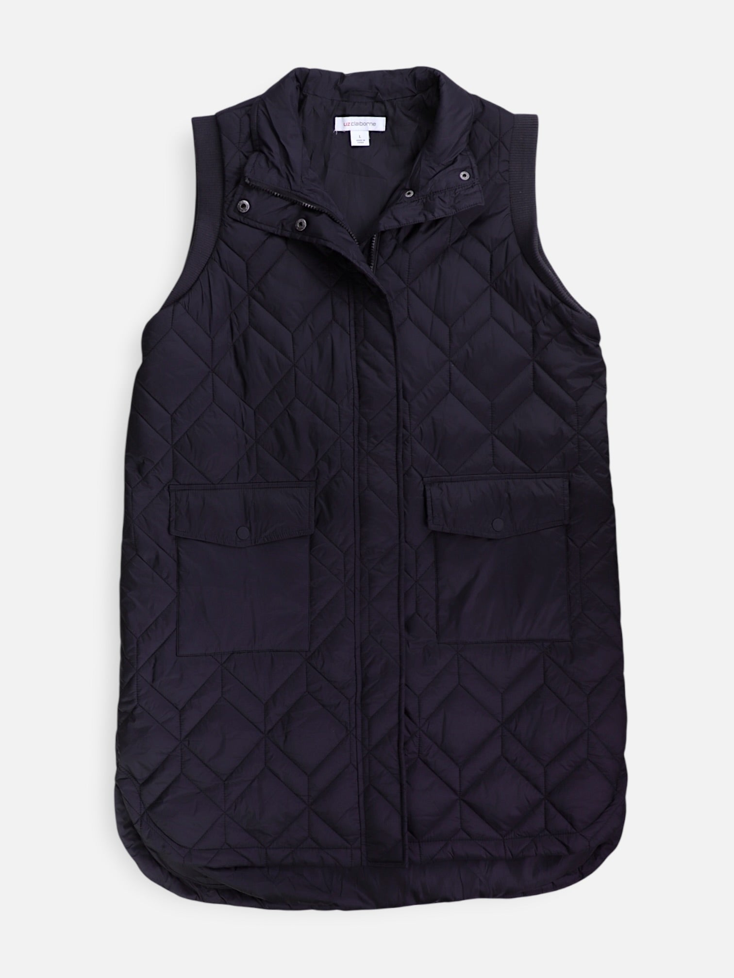 LIZ claiborne Chaleco Puffer - Mujer - Large