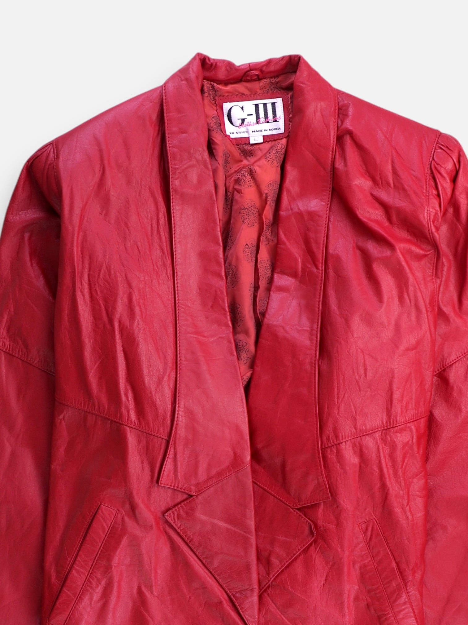 Chaqueta Cuero Basic - Mujer - Large