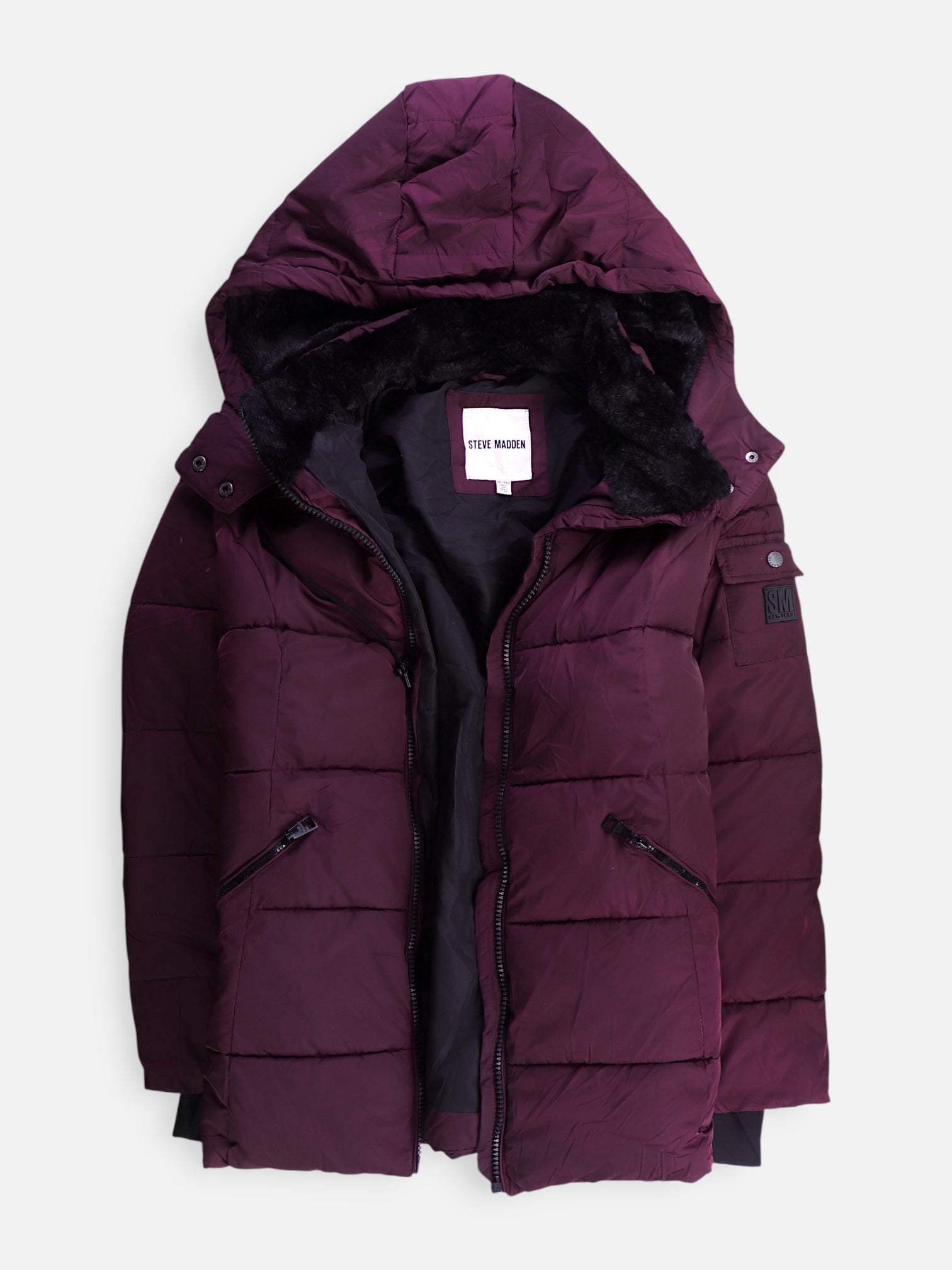 Steve Madden Chaqueta Puffer Impermeable - Mujer - 2XL