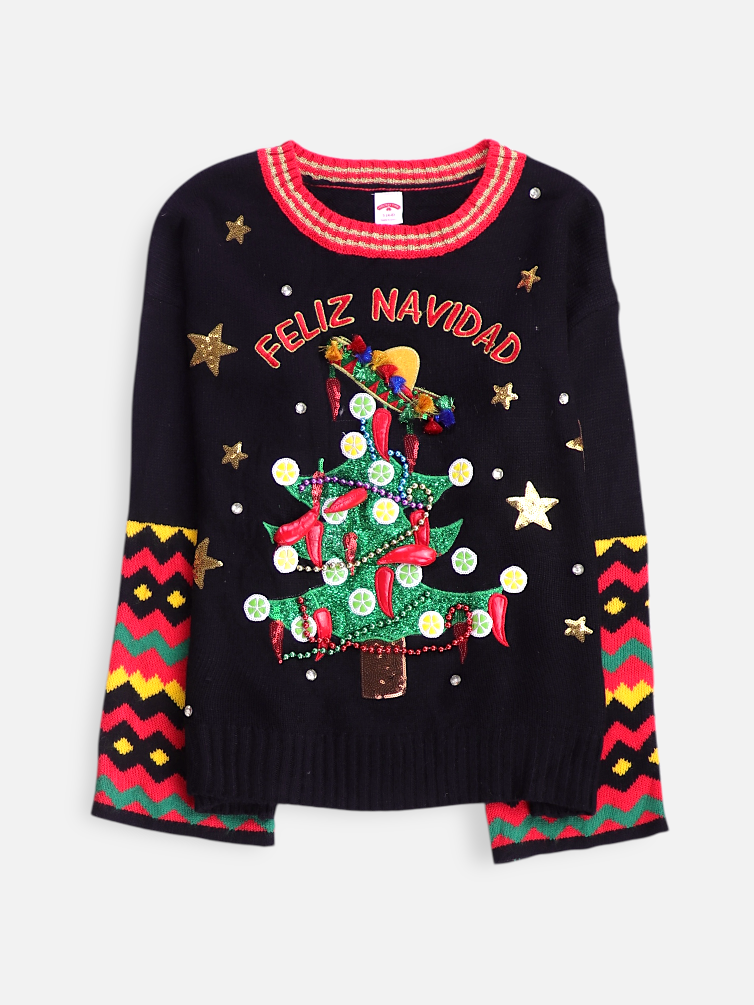 Sueter Knit Navideño - Mujer - Small