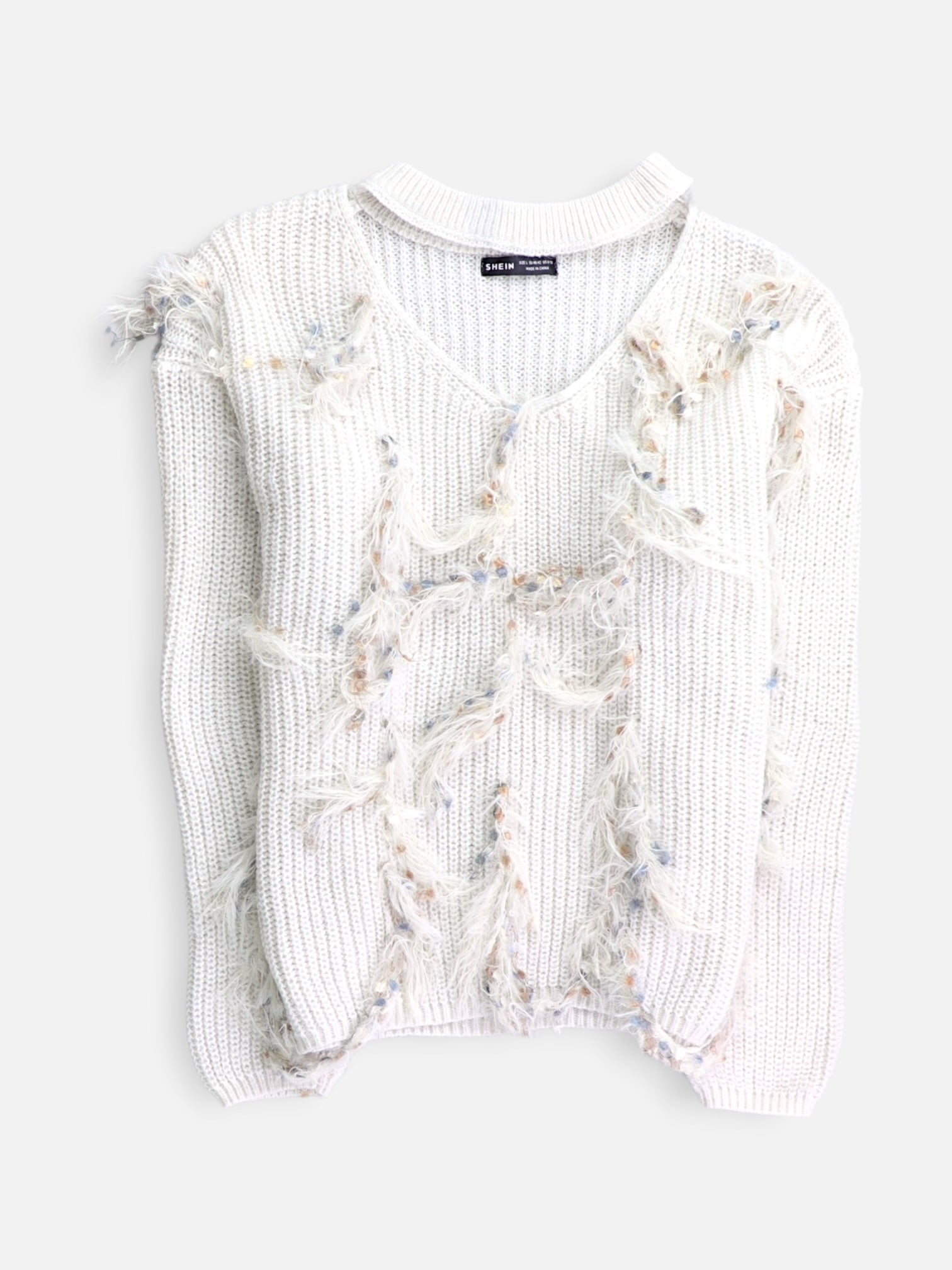 SHEIN Sueter Knit Casual - Mujer - Large