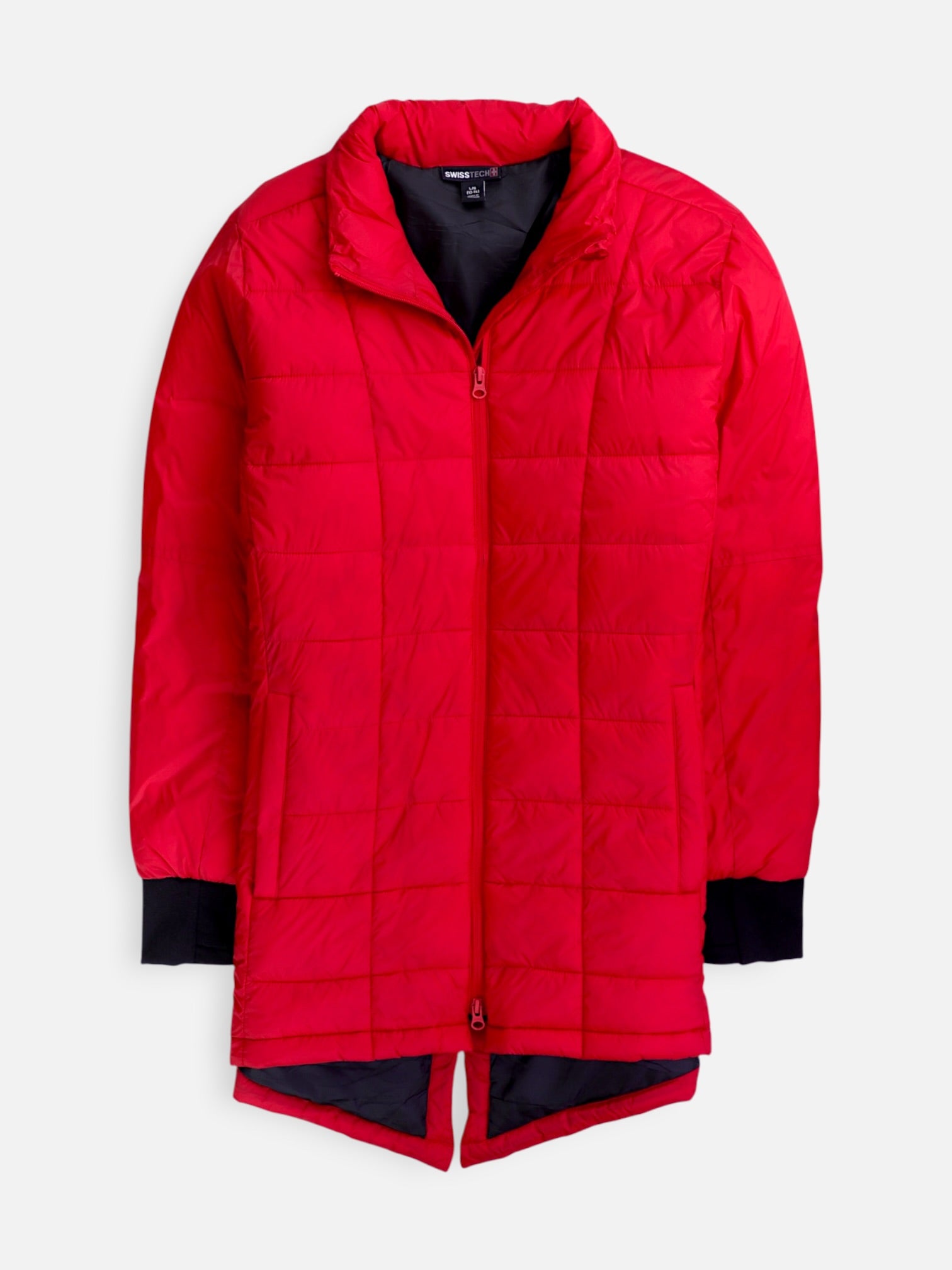 SwissTech Chaqueta Puffer Impermeable - Hombre - Large