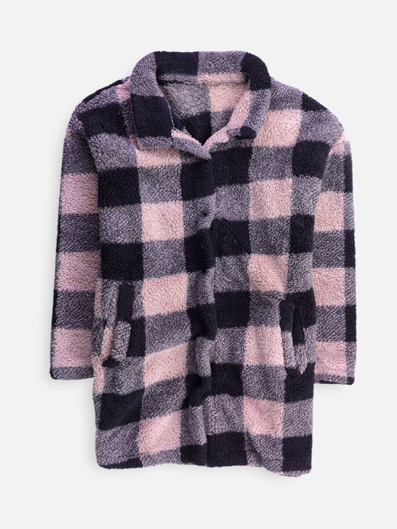 Sueter Fleece Color Block - Mujer - Medium