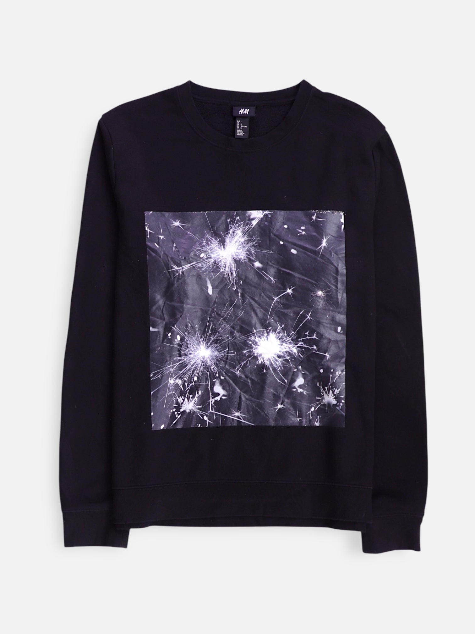 H&M Sudadera Sweatshirt Basic - Hombre - Large