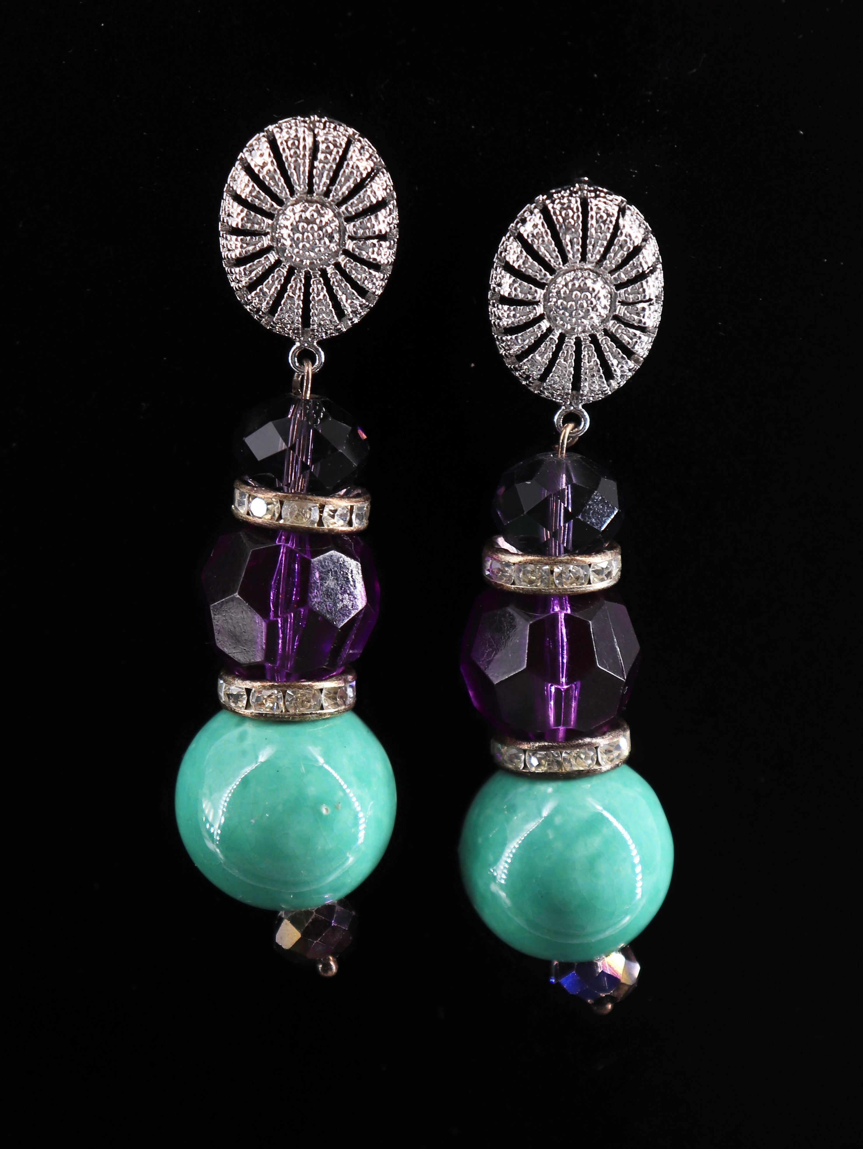 Aretes Fiesta - Mujer - Talla Única (One Size)