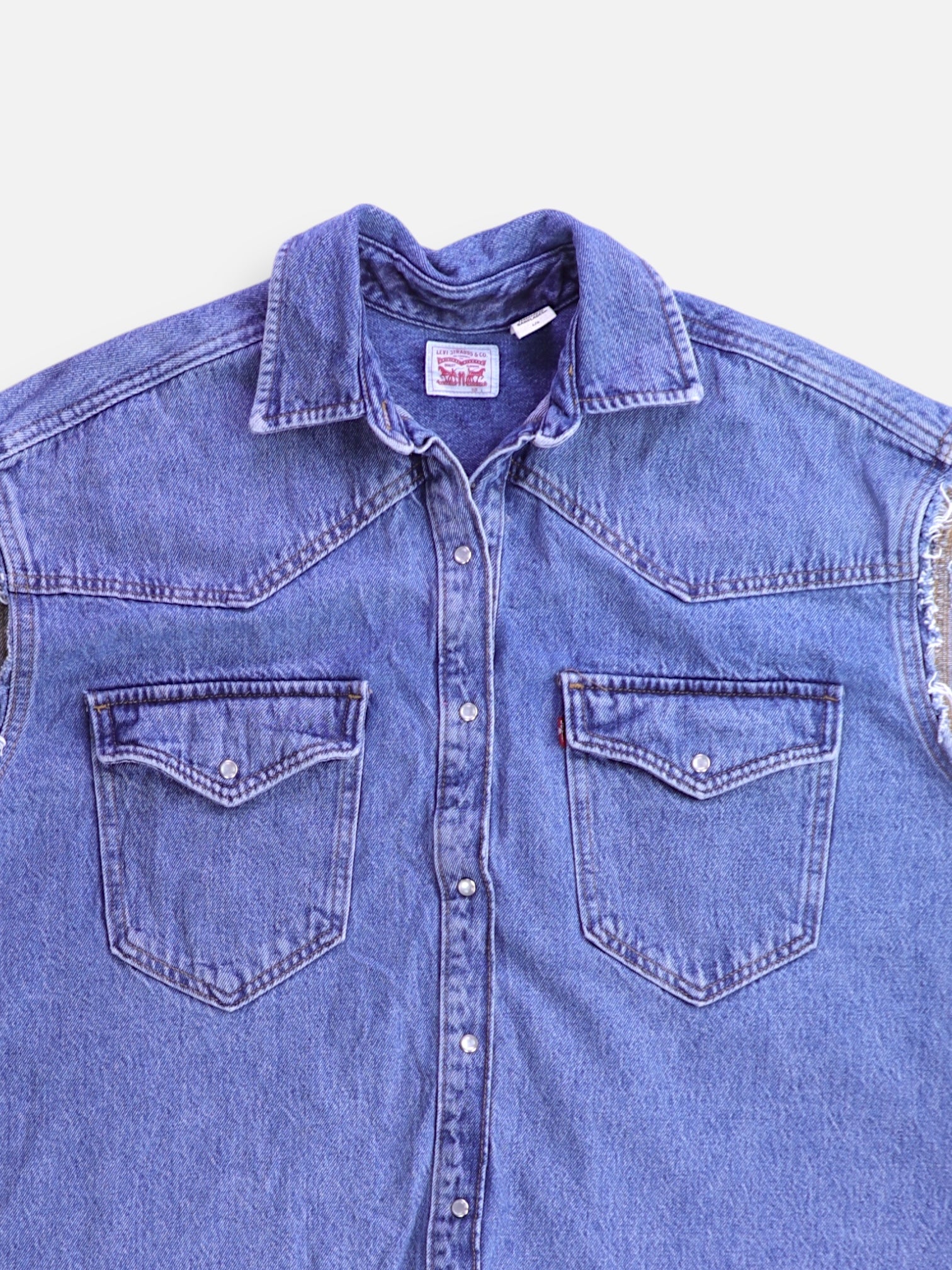 Levis Chaleco Denim - Hombre - Large