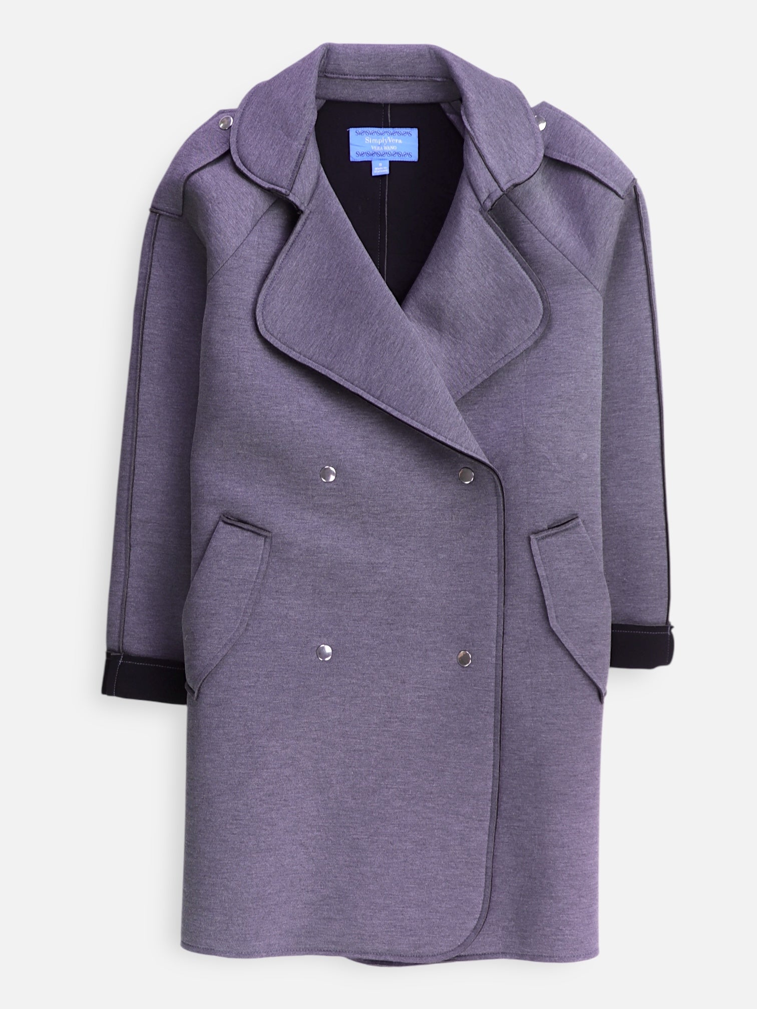 SIMPLY VERA VERAWANG Abrigo Donble breasted trench Casual - Mujer - Small