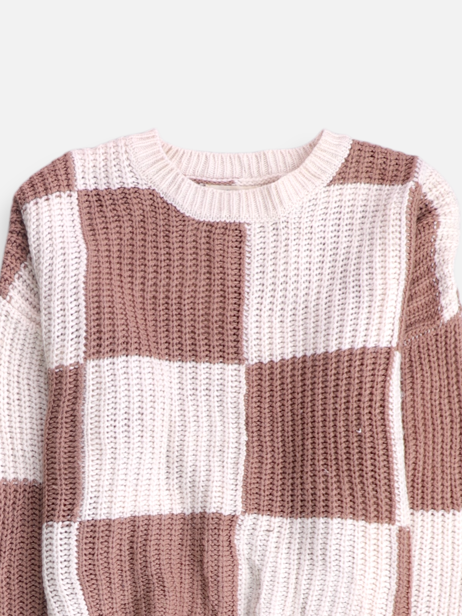 Sueter Knit Color Block - Mujer - XS