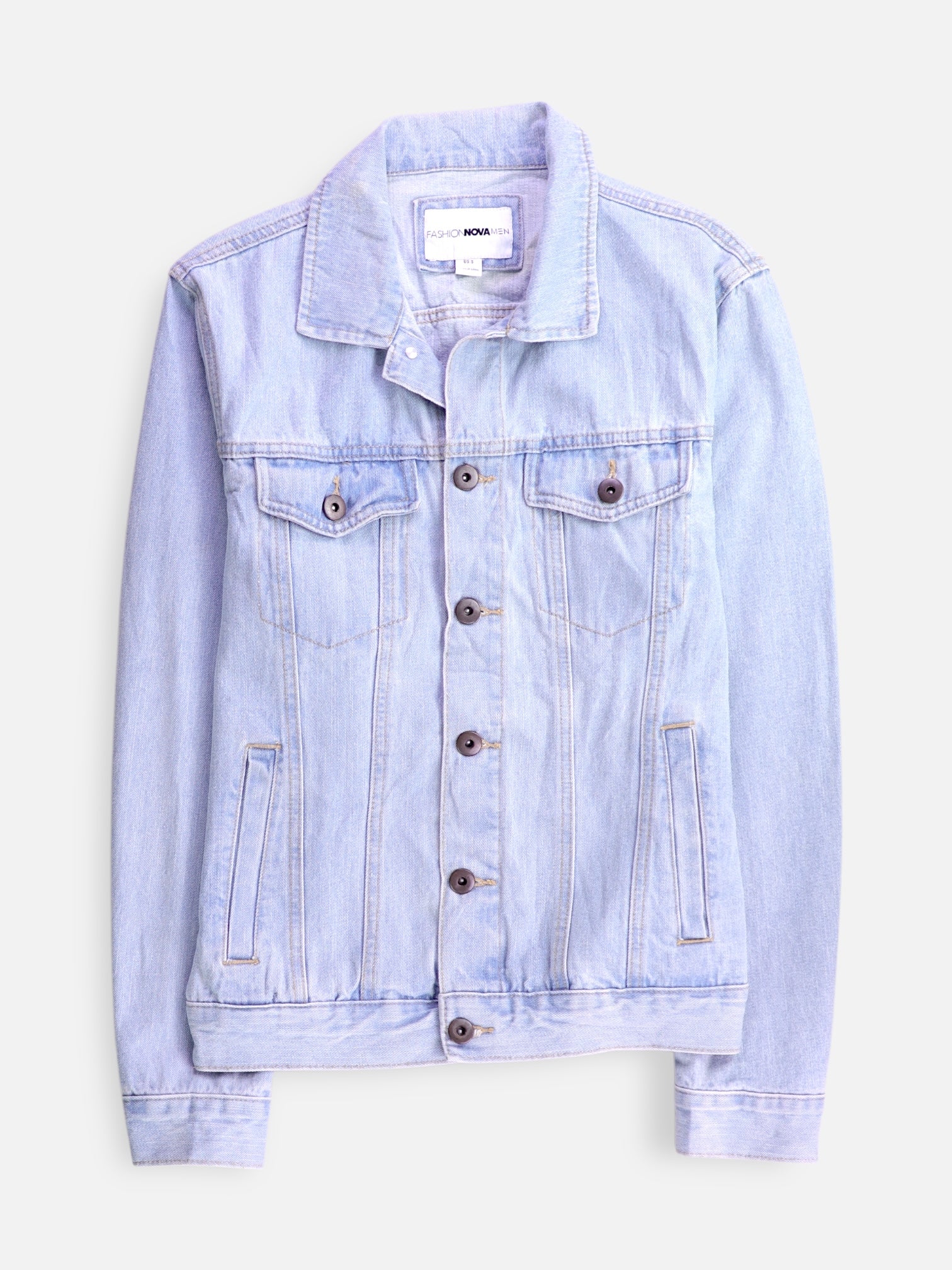 Fashionnova Chaqueta Denim  Basic - Hombre - Small