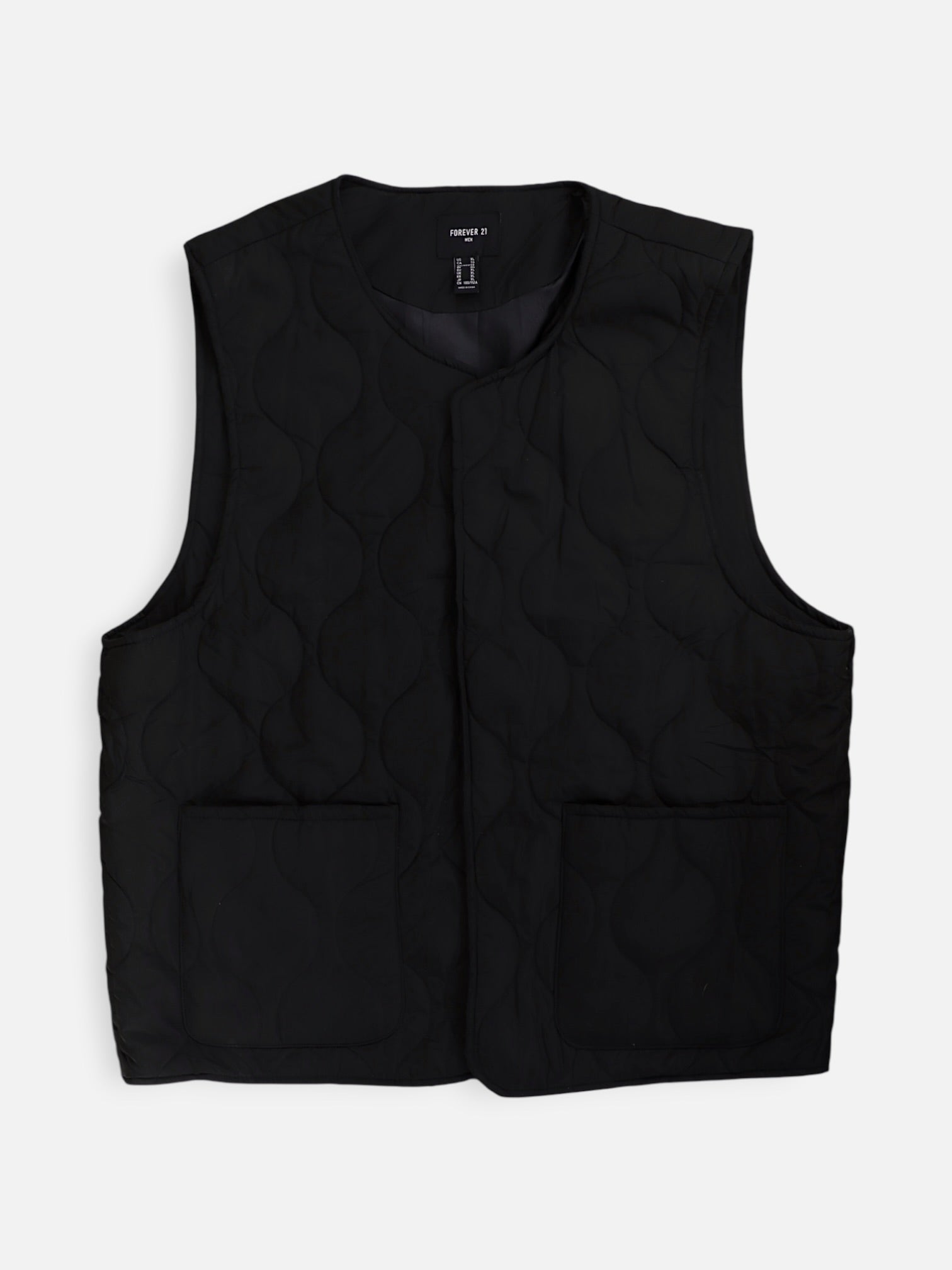 Forever 21 Chaleco Impermeable - Hombre - XL