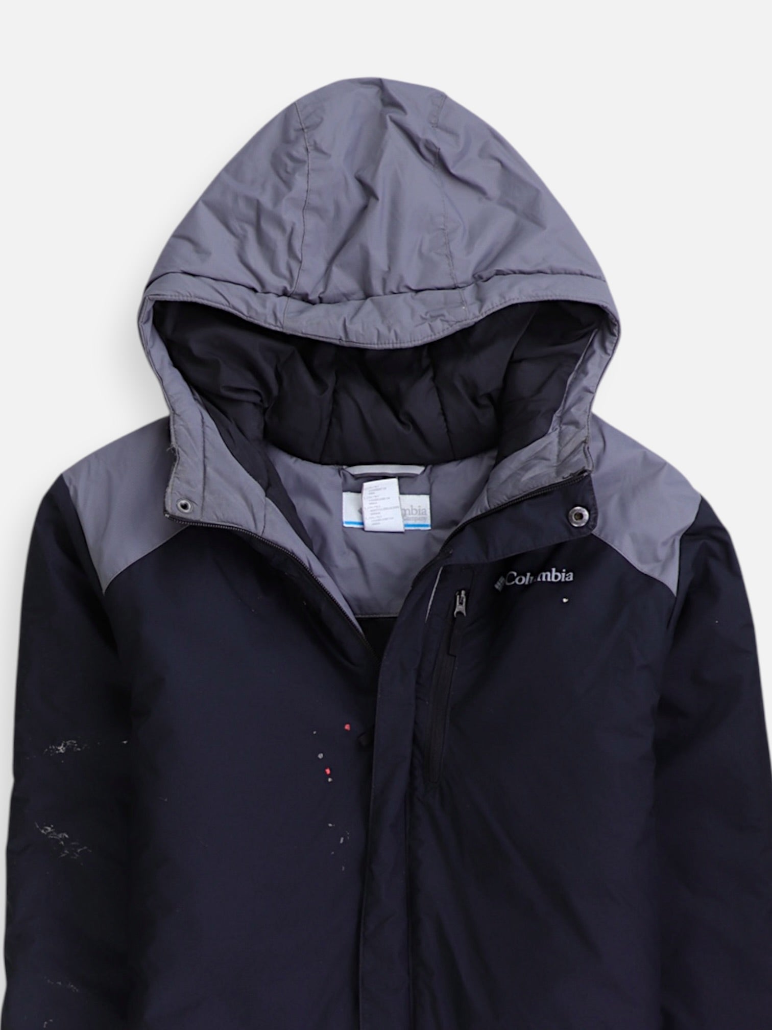 Columbia Chaqueta Impermeable Color Block - Niño - Large - 14-16Y (Años)
