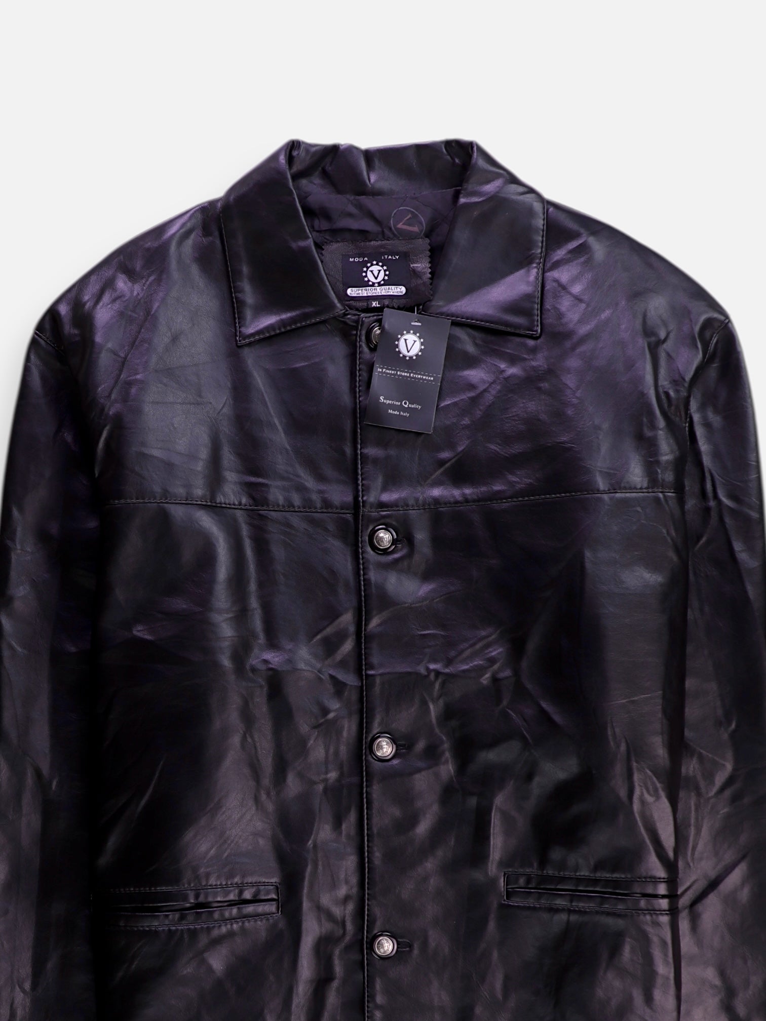 Chaqueta Casual Cuero - Hombre - XL