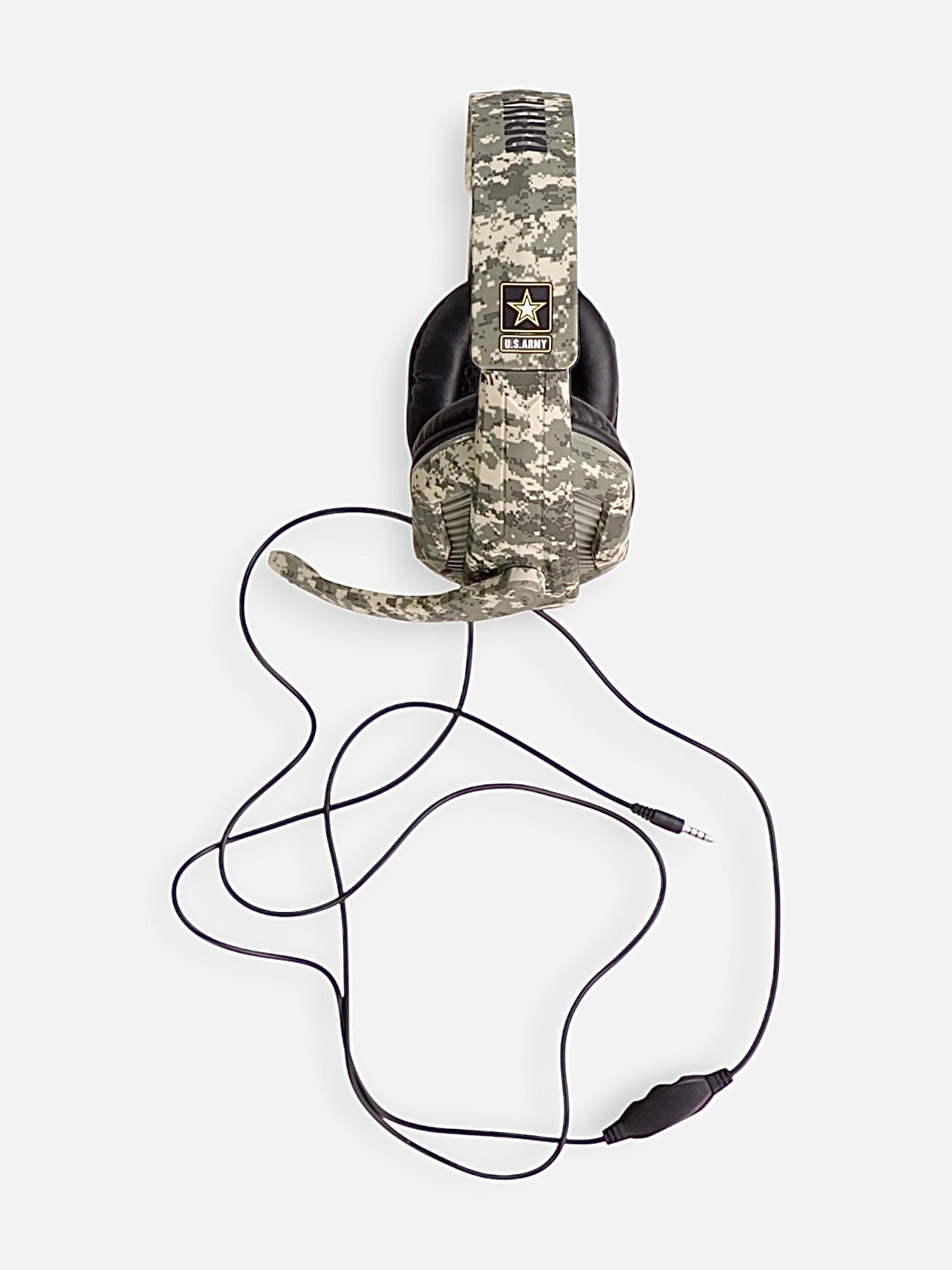 Auriculares con cable y diseño de camuflaje - Unisex - Talla Única (One Size)