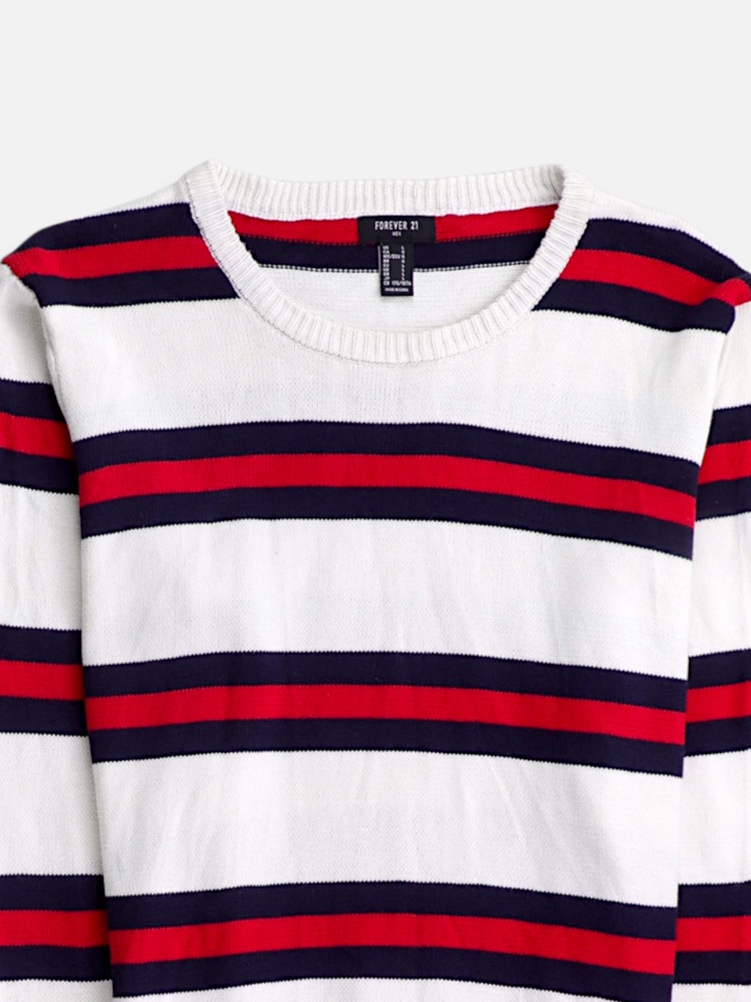 Forever 21 Sueter Knit Color Block - Hombre - Medium