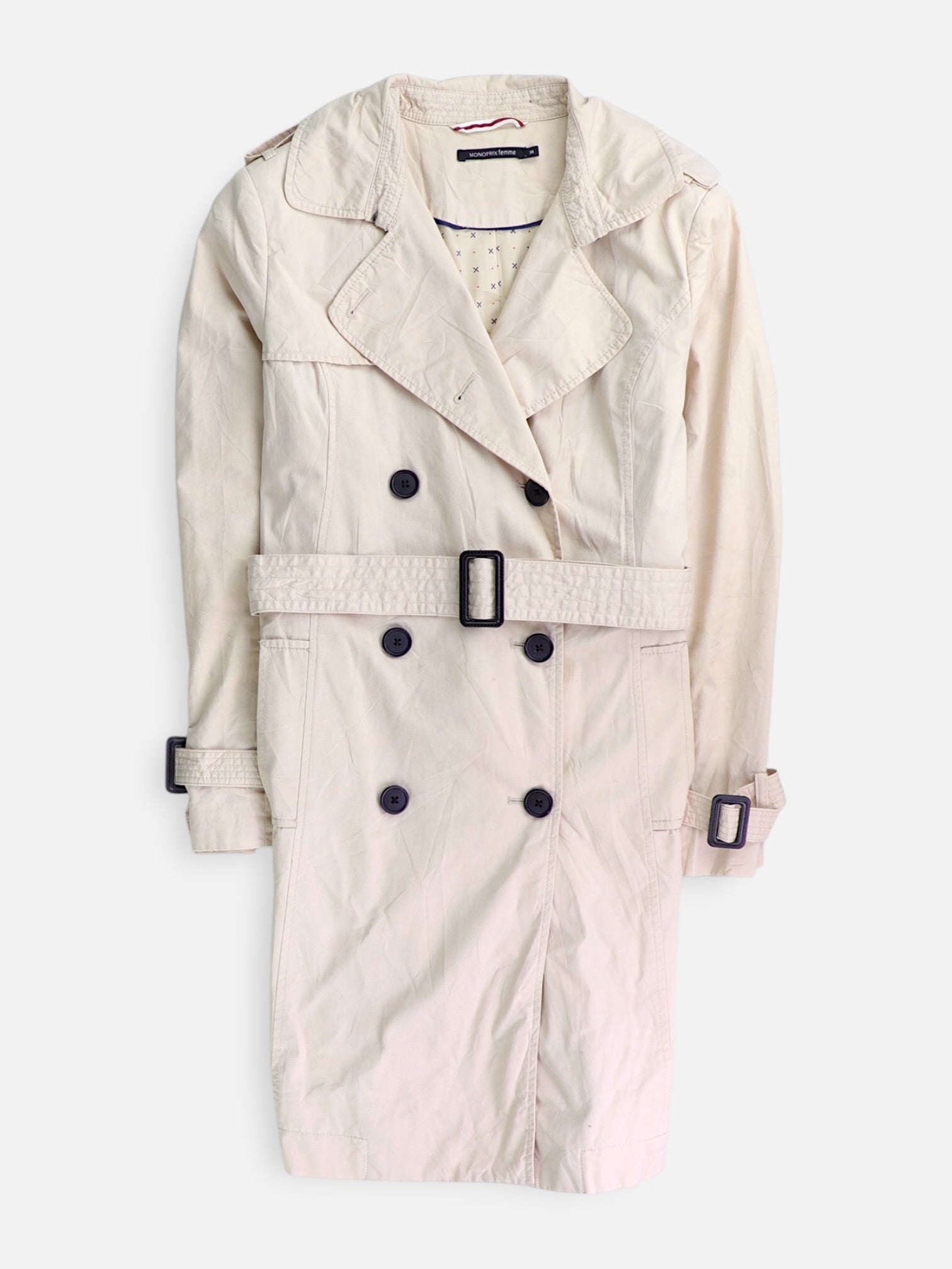 Abrigo Trench Coat Casual - Mujer - 38