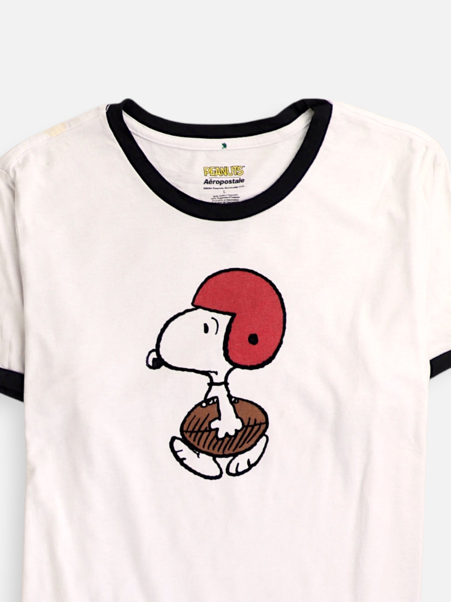 PEANUTS Camiseta Grafica - Mujer - Large