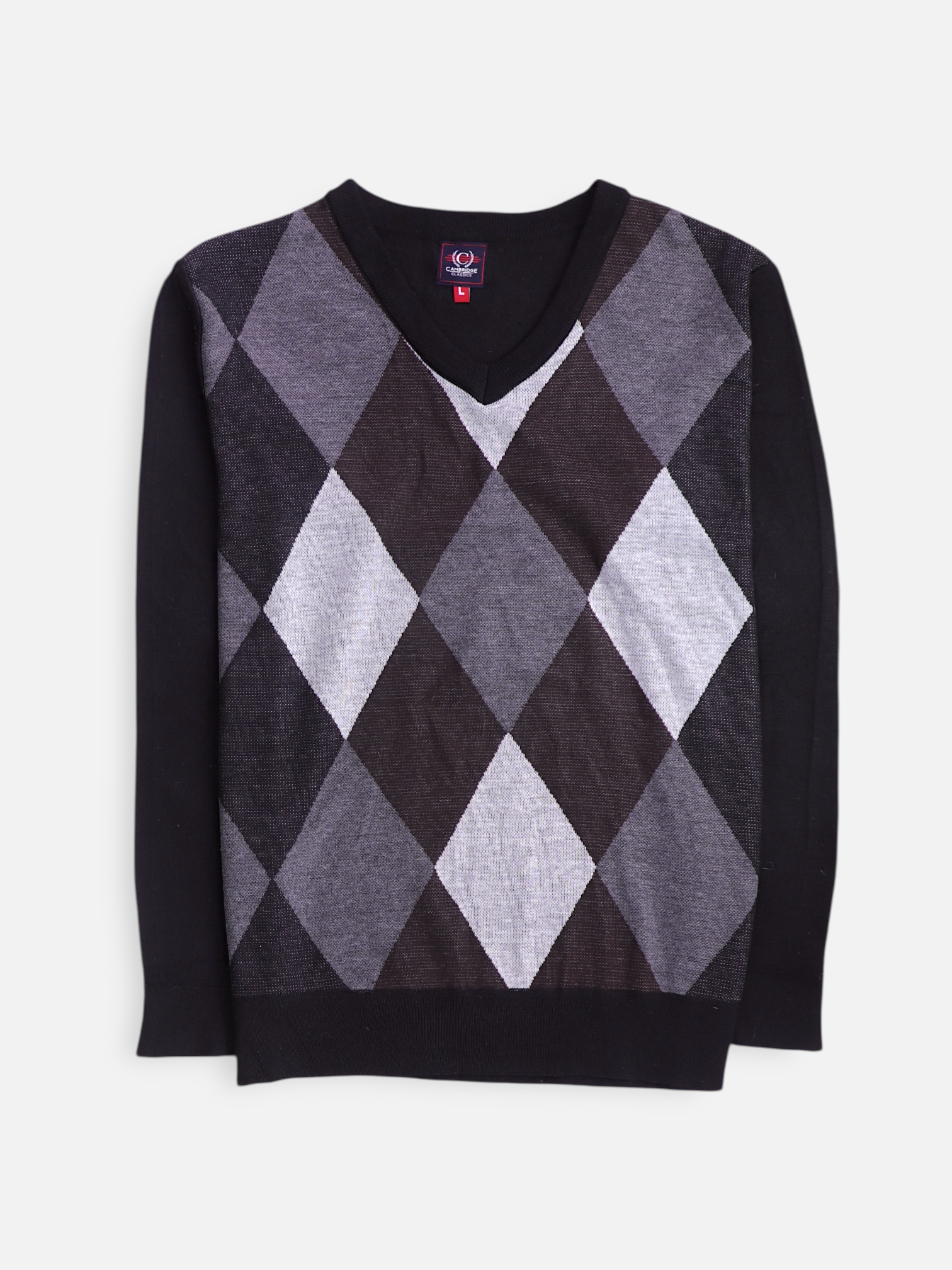 Sueter Knit Color Block - Hombre - Large