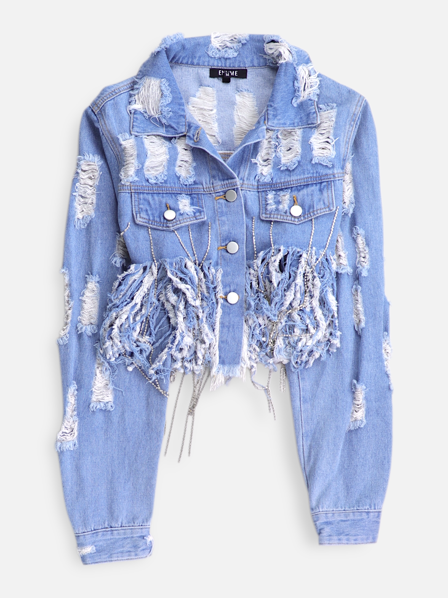 Chaqueta Denim  Crop Top - Mujer - Medium