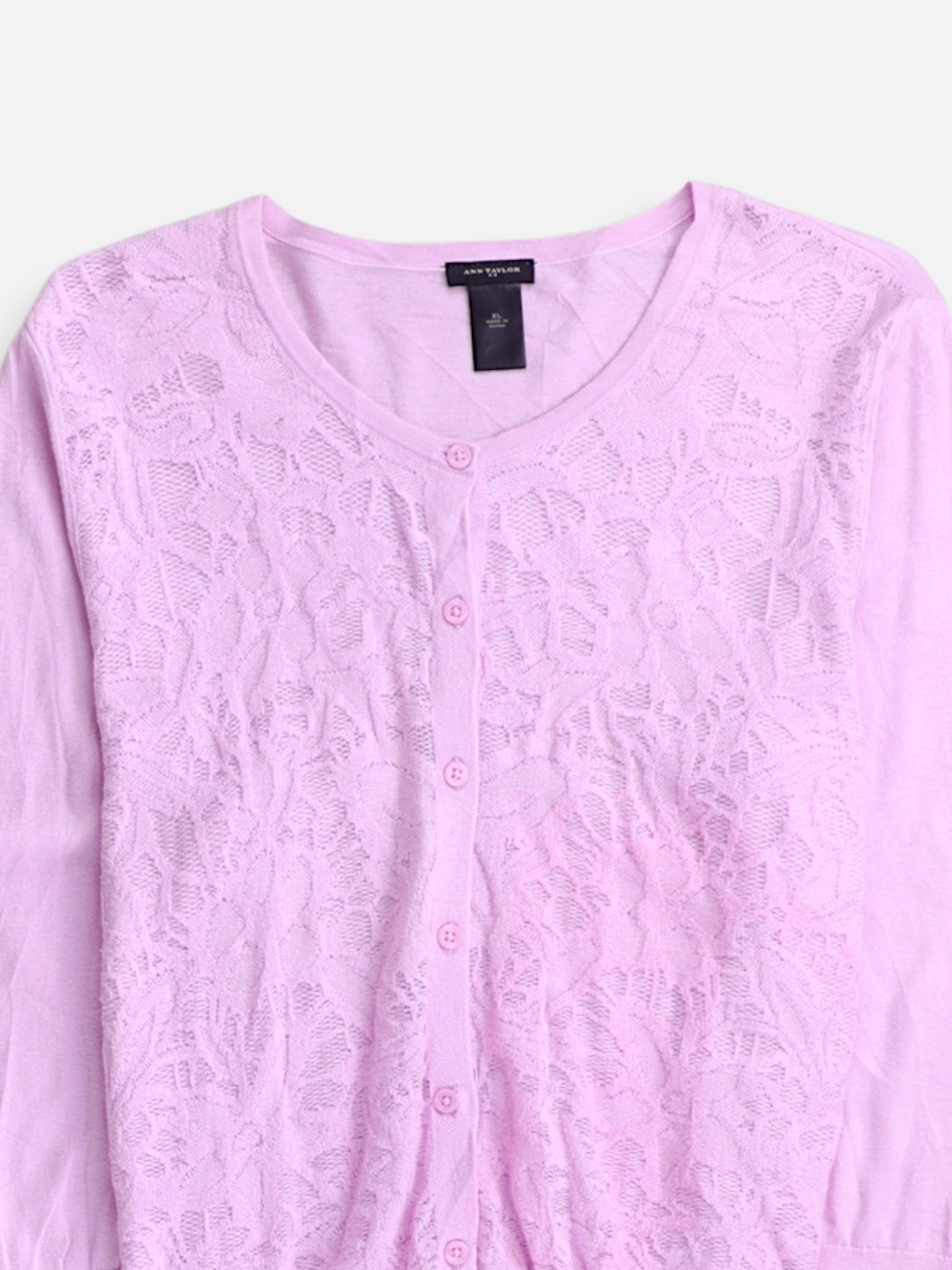 ANN TAYLOR Sueter Cardigan Casual - Mujer - XL