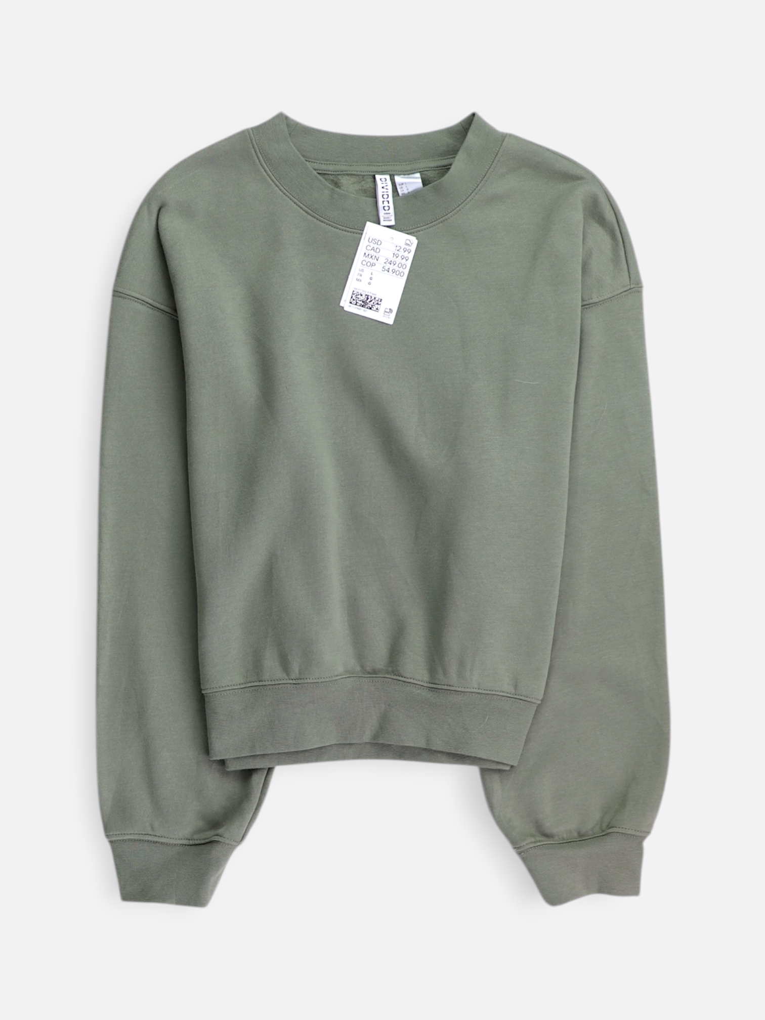 H&M Sudadera Sweatshirt Basic - Mujer - Large