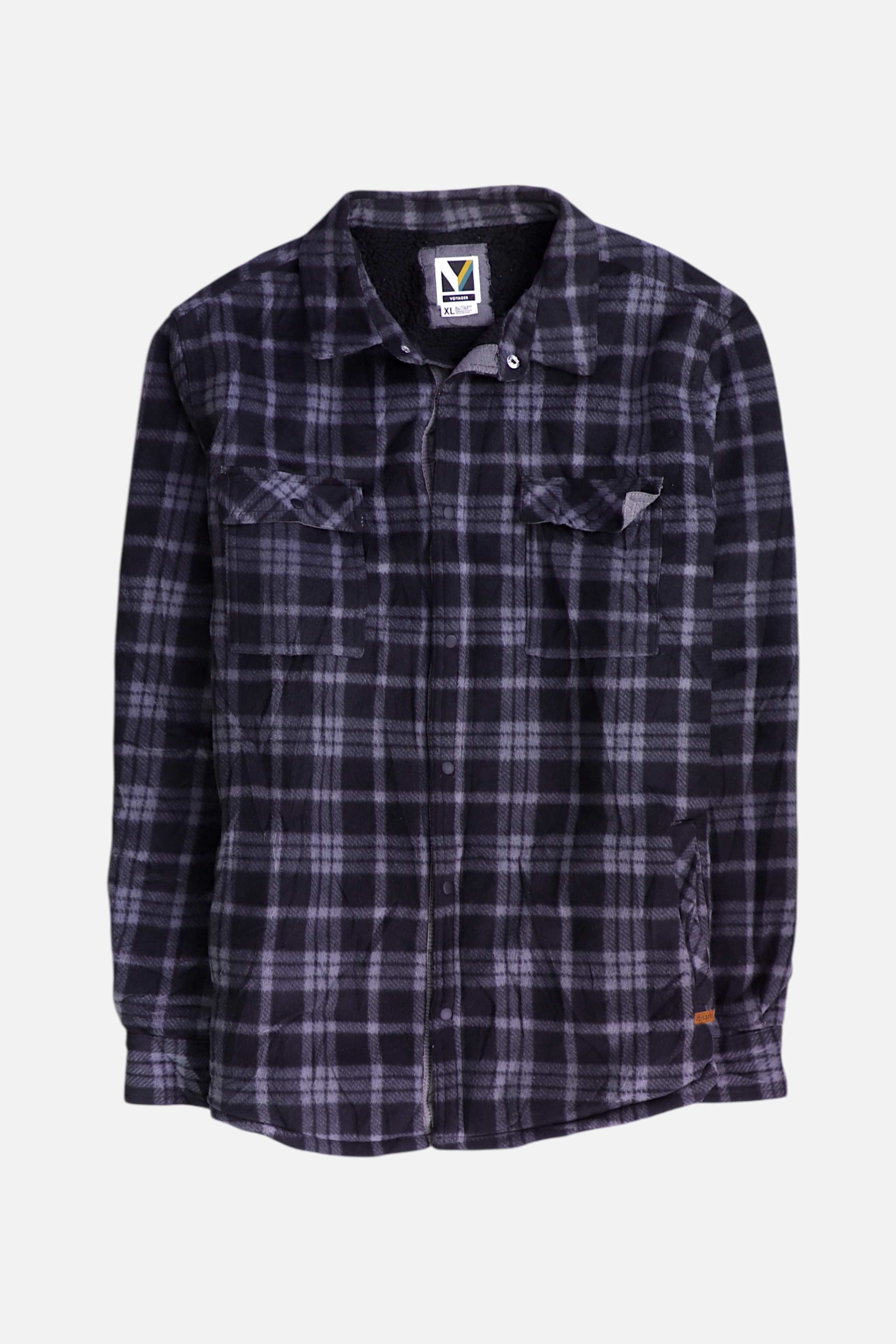 Chaqueta Sobrecamisa Color Block - Hombre - XL