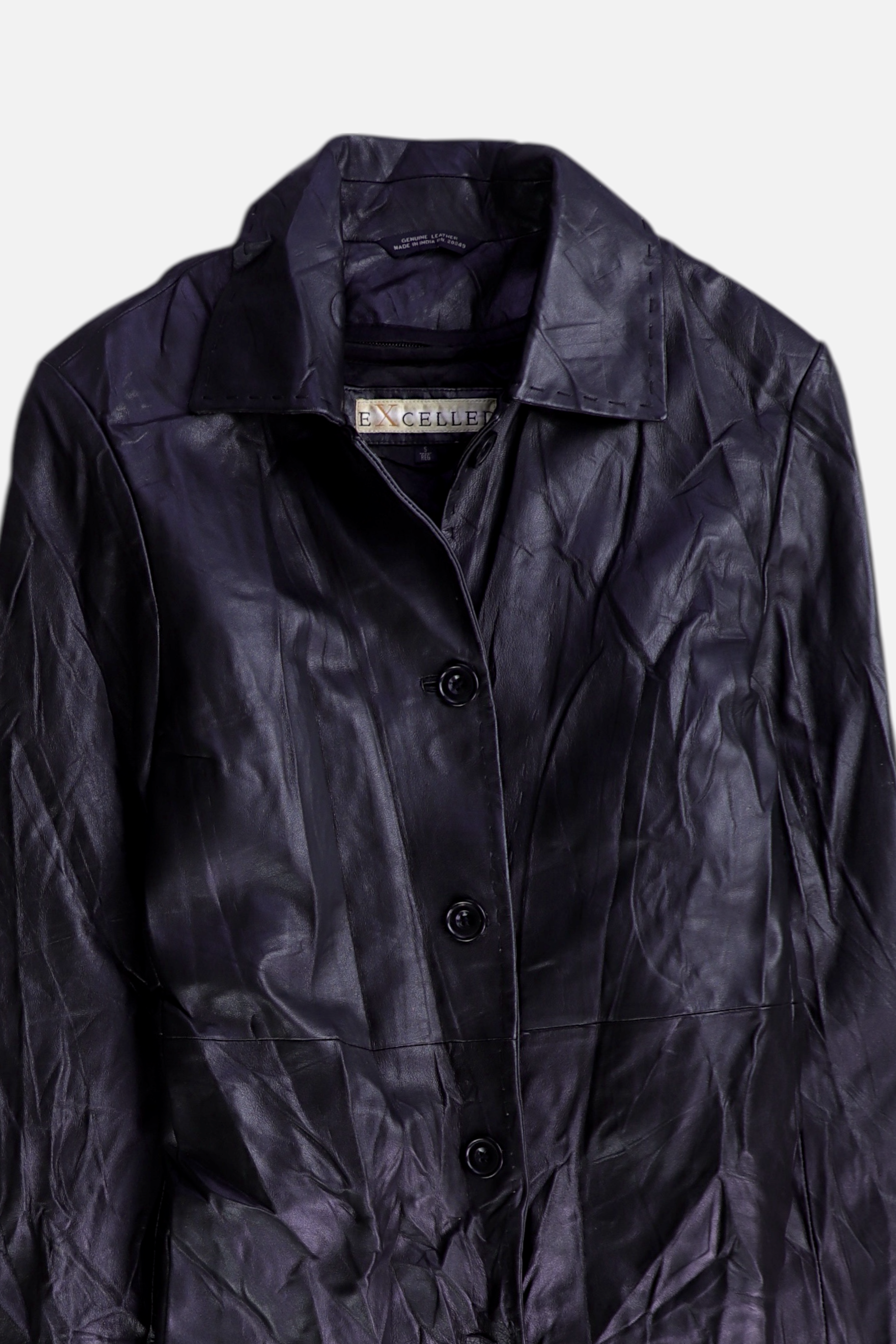 Abrigo  Single breasted trench Cuero - Mujer - Small