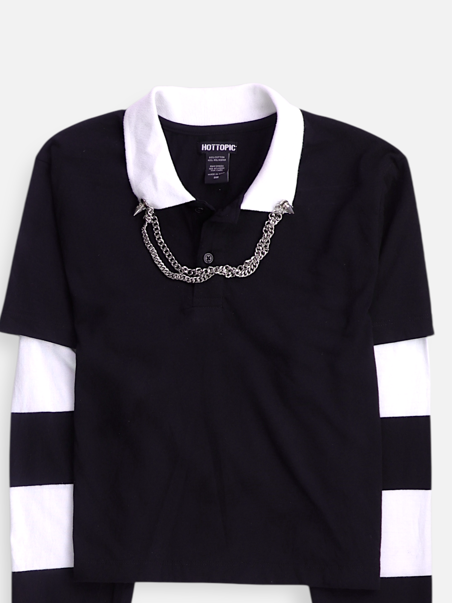 HOT TOPIC Blusa Color Block - Mujer - S/M