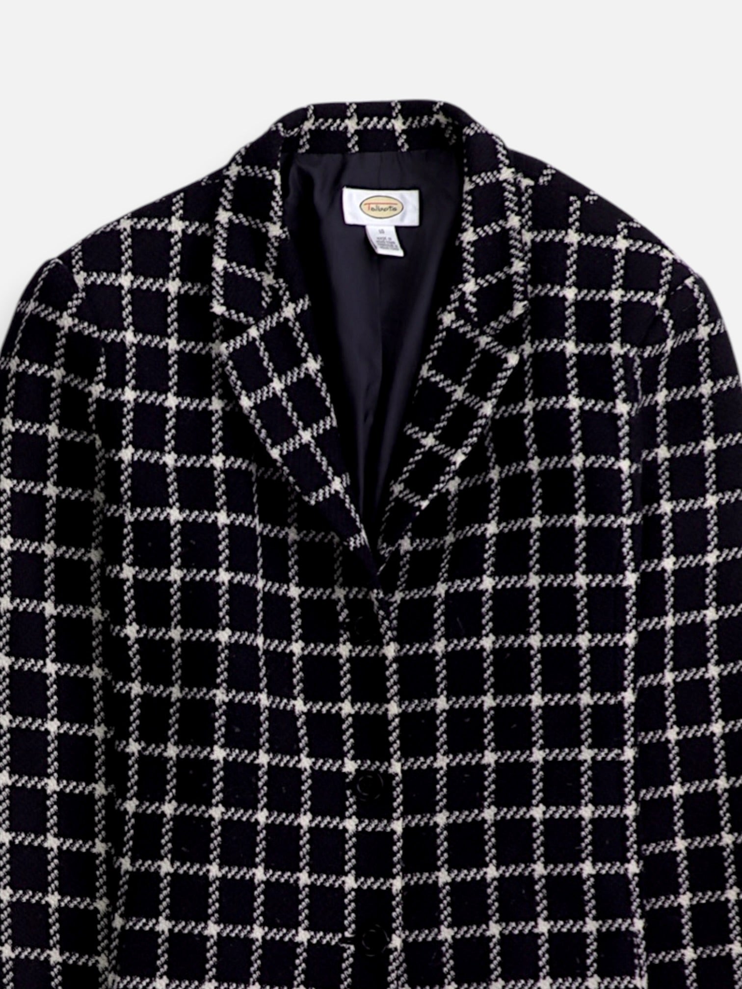 TALBOTS Chaqueta Casual Plaid Types - Mujer - 10