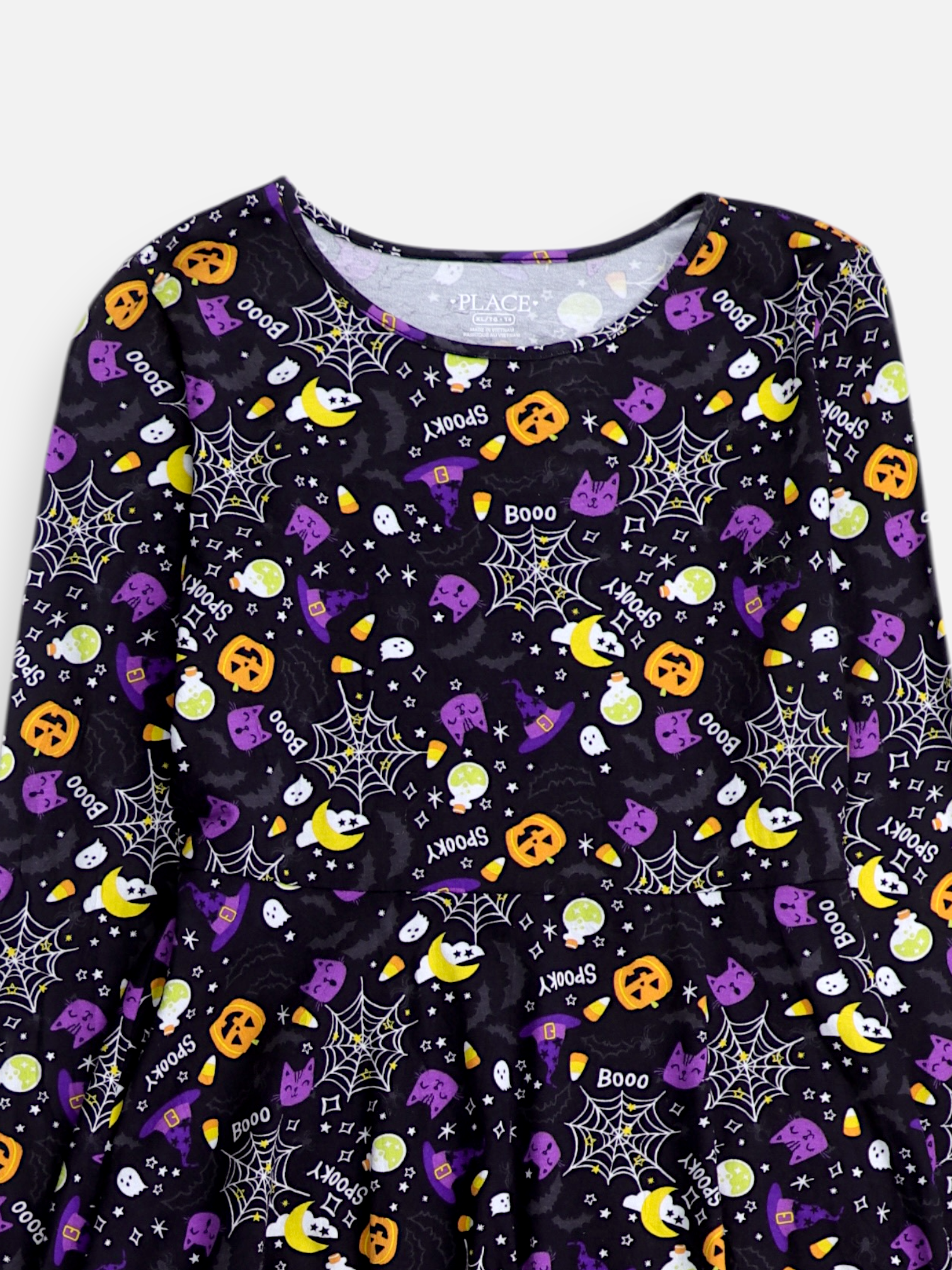 PLACE Vestido Animado - Niña - XL - 13-14Y (Años)