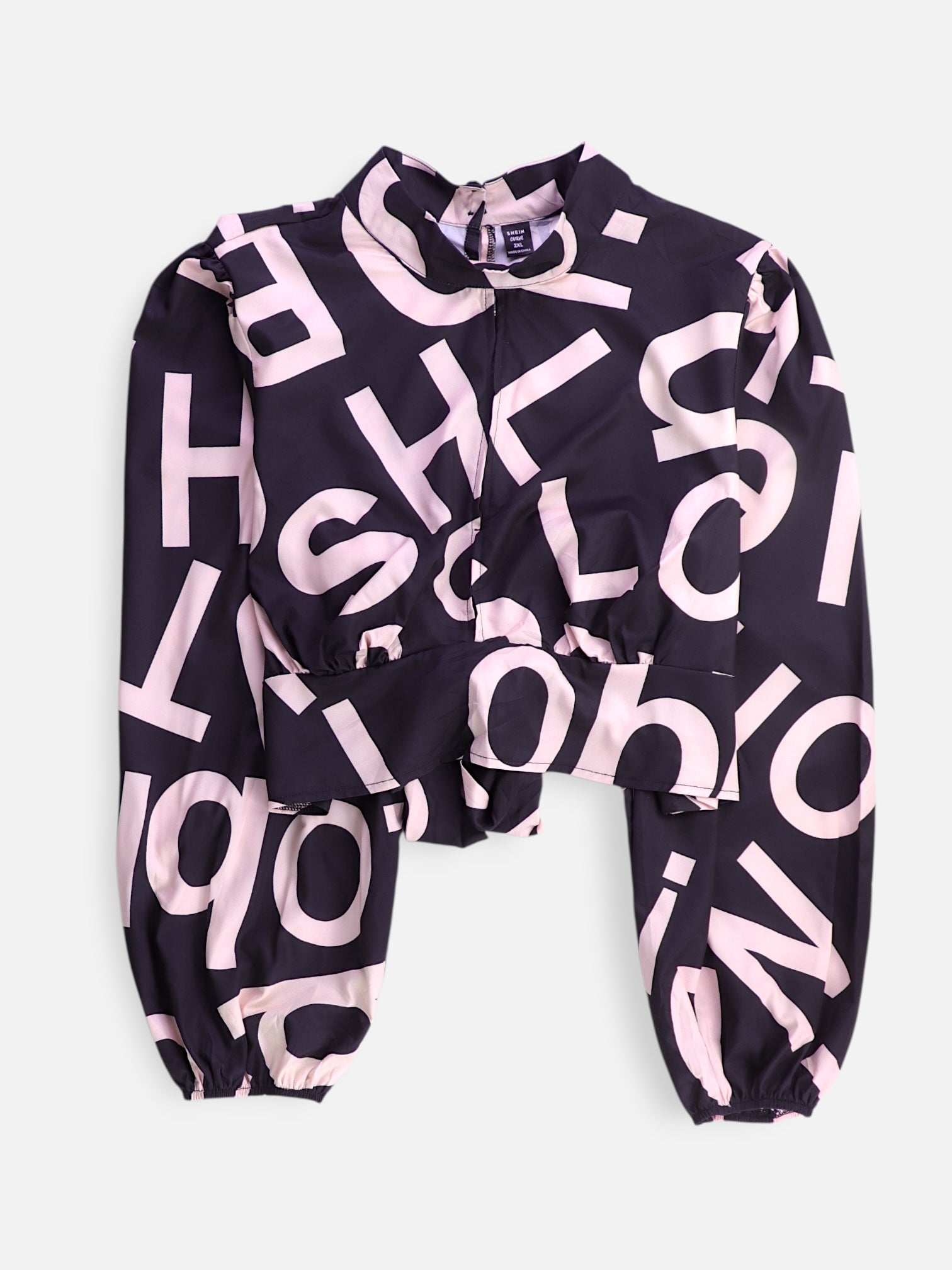 SHEIN Blusa Crop Top - Mujer - 2XL